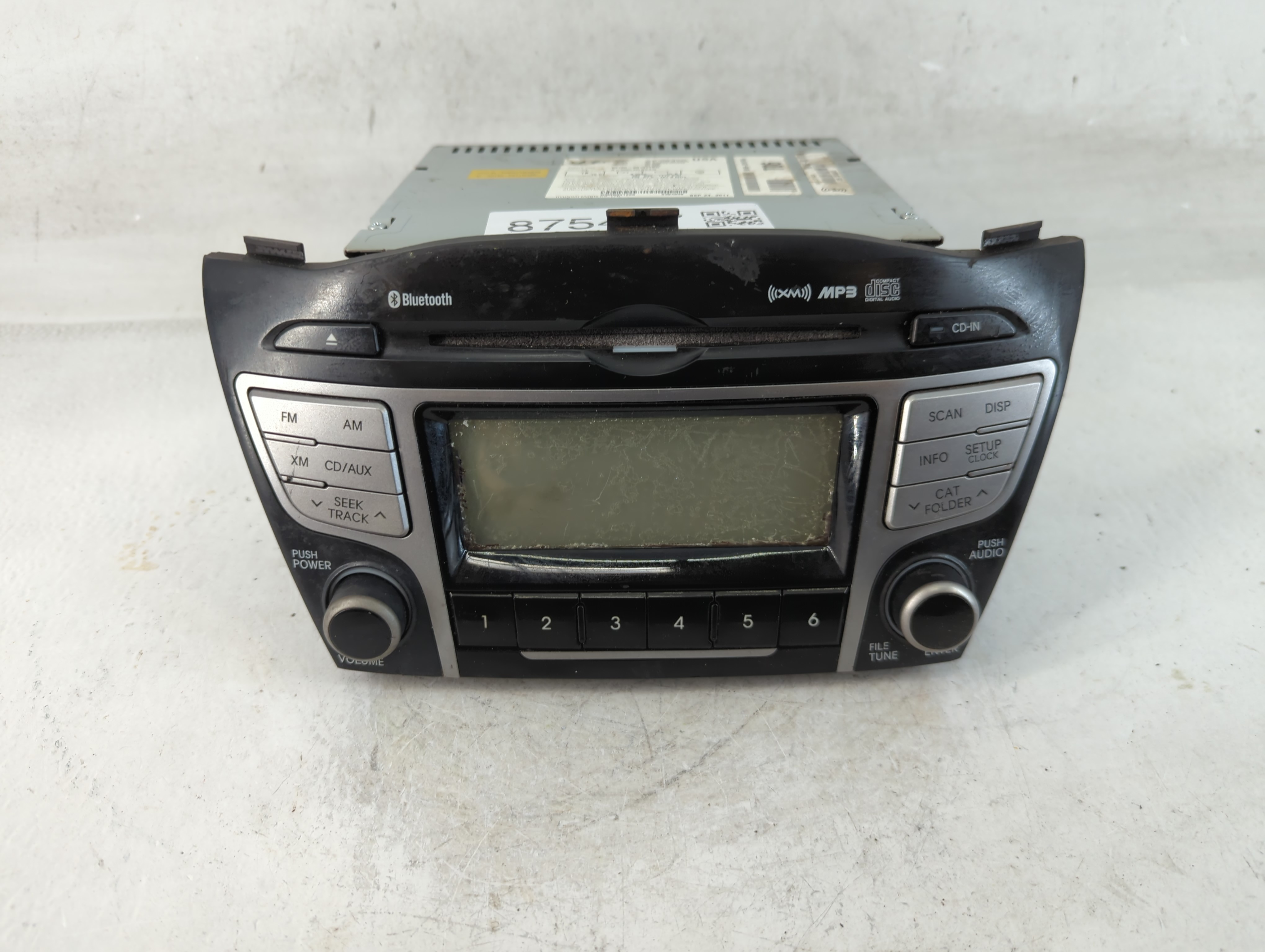 Picture of 2010-2013 Hyundai Tucson Am Fm Cd Player Radio Receiver 875427