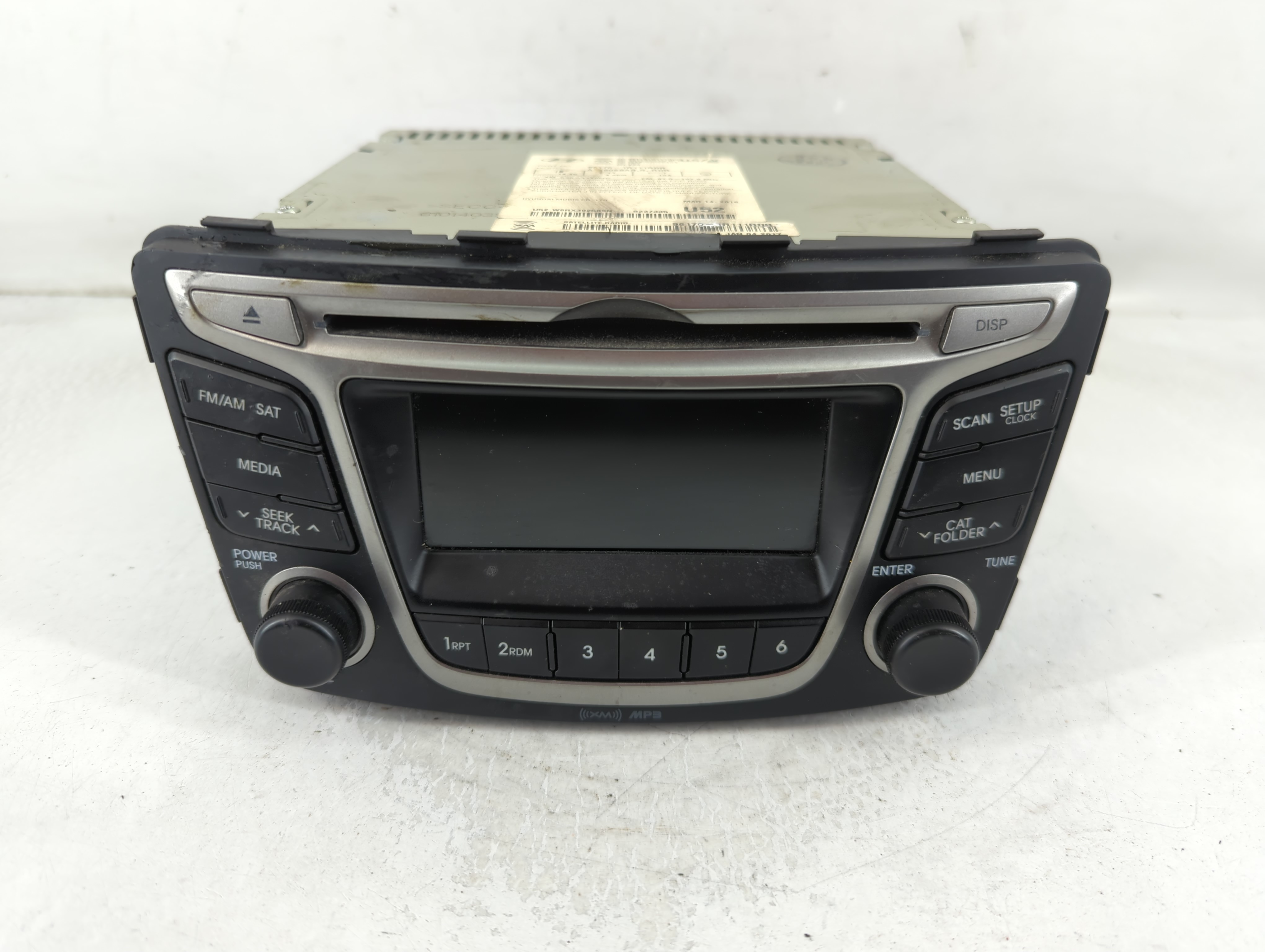 2015-2017 Hyundai Accent Am Fm Cd Player Radio Receiver 875458 - Oemusedautoparts1.com