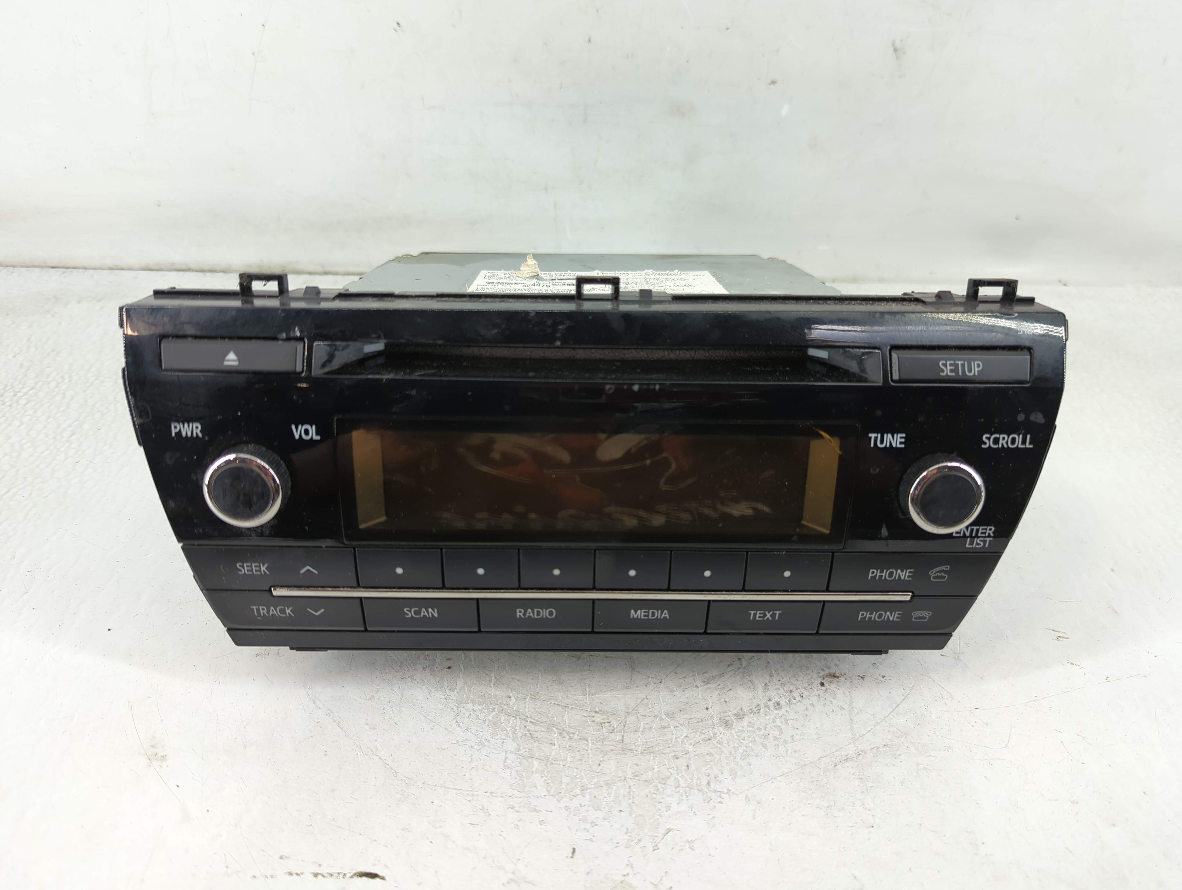 2014-2019 Toyota Corolla Am Fm Cd Player Radio Receiver 875478 - Oemusedautoparts1.com