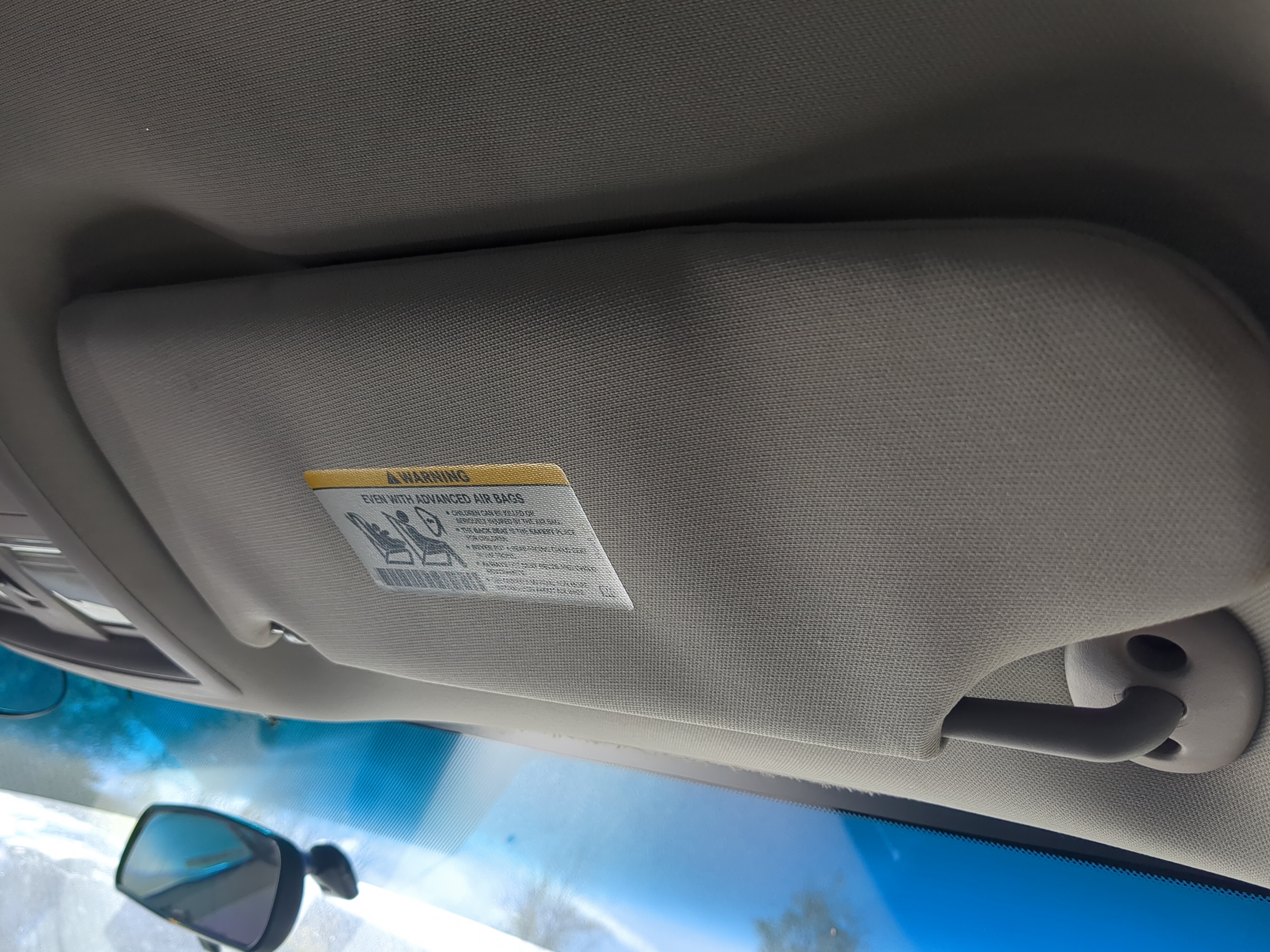 Picture of 2005-2010 Jeep Grand Cherokee Passenger Sun Visor Mirror Right Sunvisor 875719