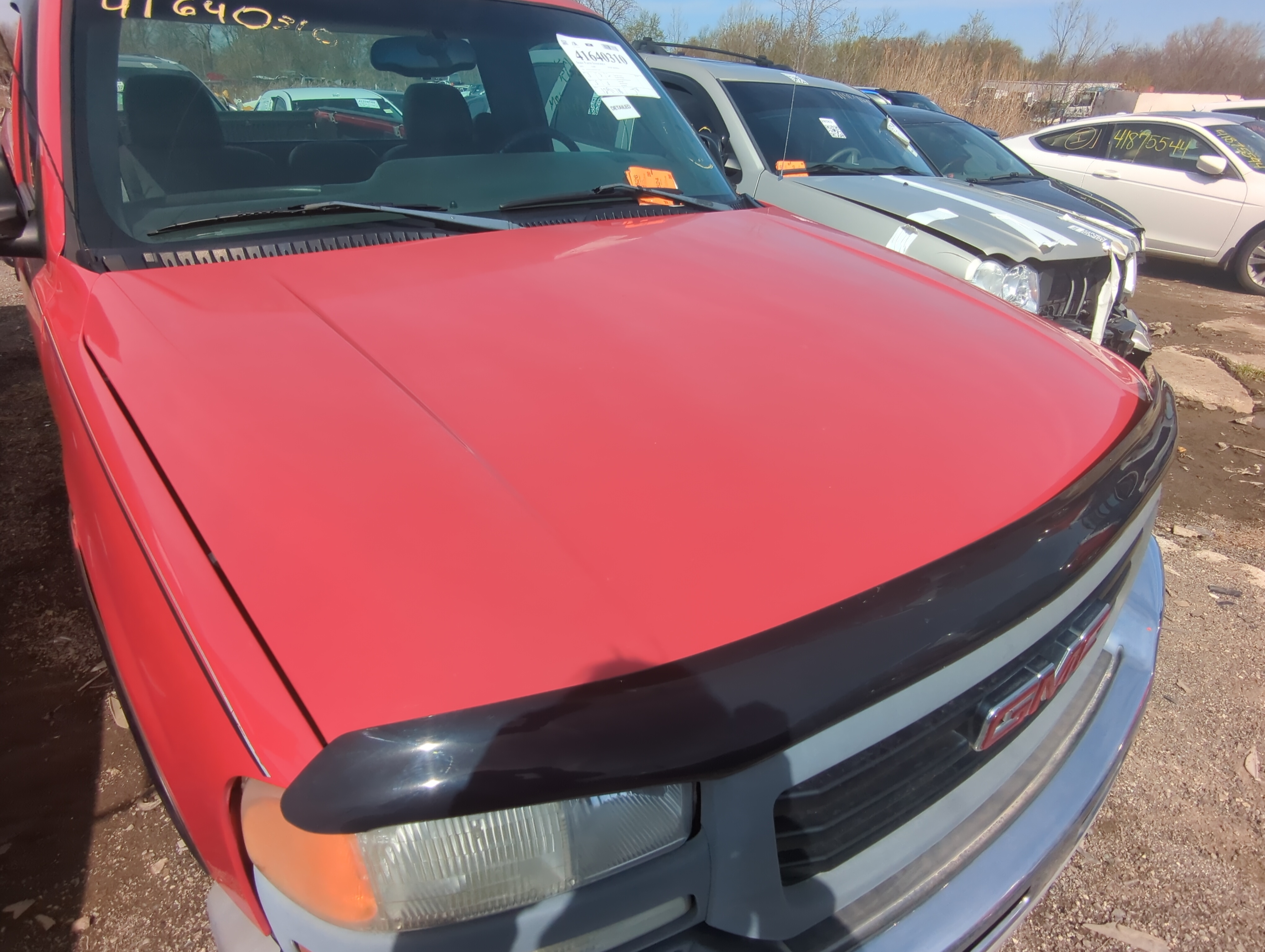 2003 Gmc Sierra 1500 Pickup Hood Oem 876079 - Oemusedautoparts1.com