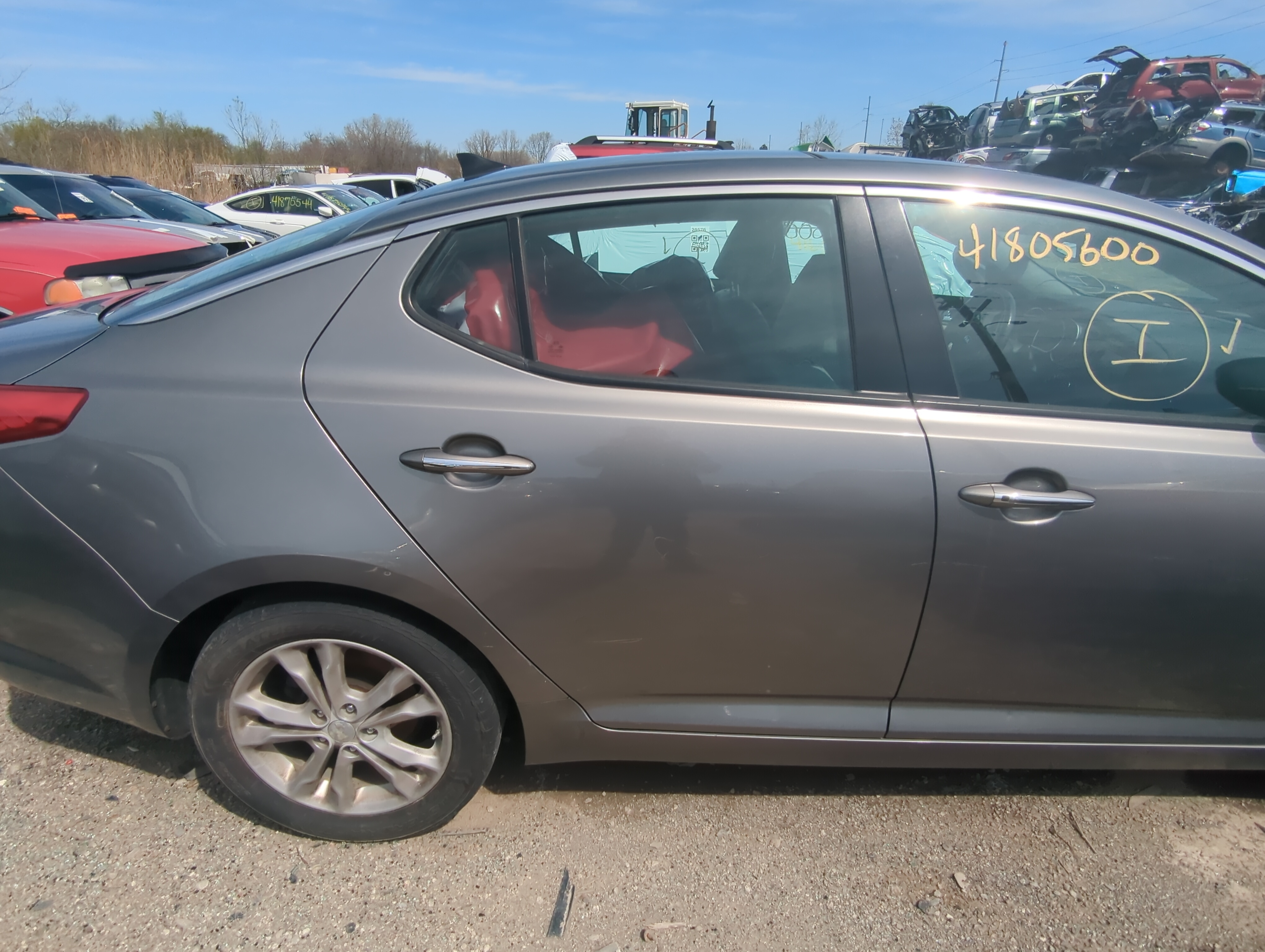 2011-2015 Kia Optima Passenger Rear Door Oem 876385 - Oemusedautoparts1.com