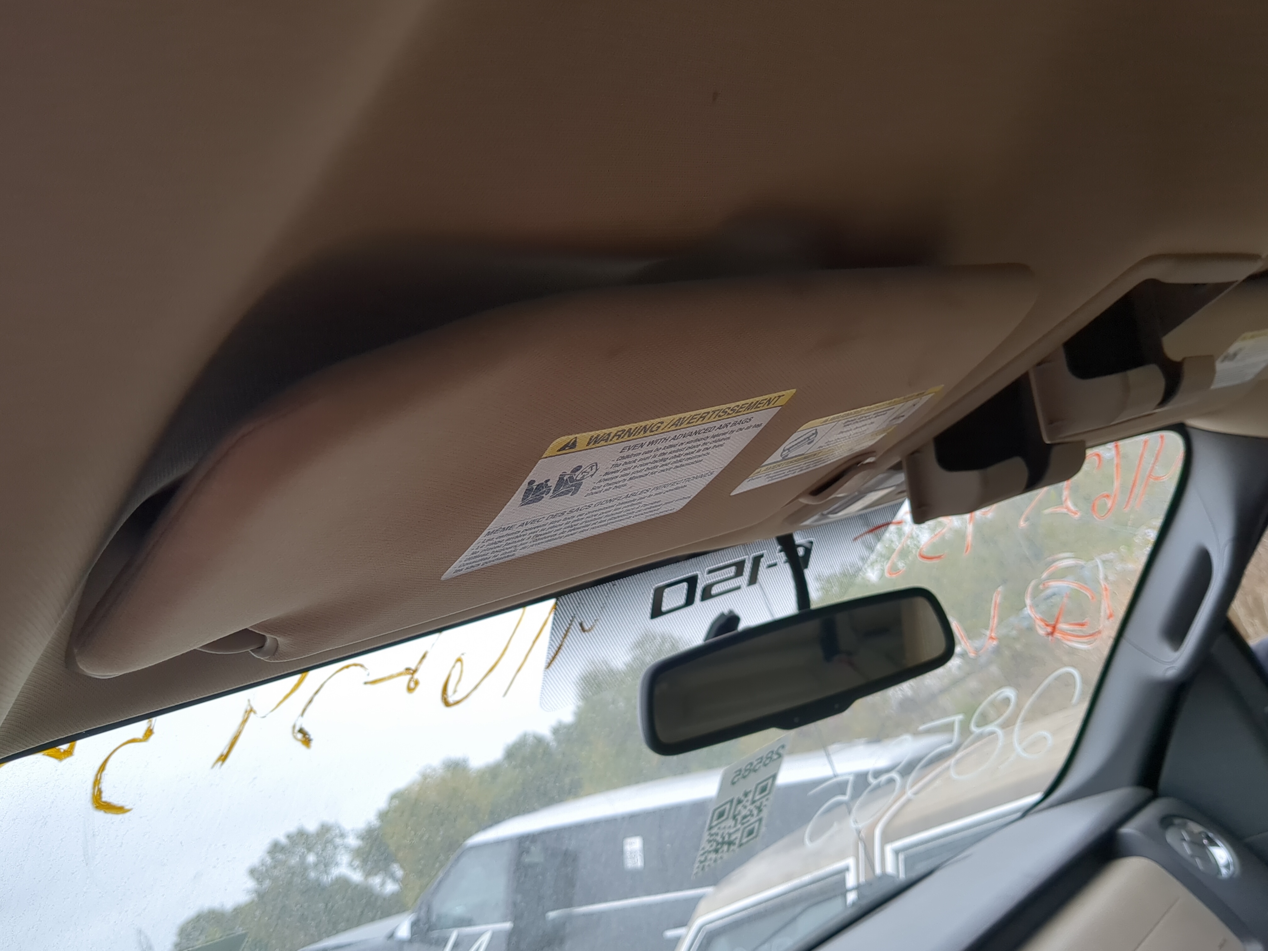 Picture of Ford Ford F150 Pickup Driver Sun Visor Mirror Left Sunvisor 876565