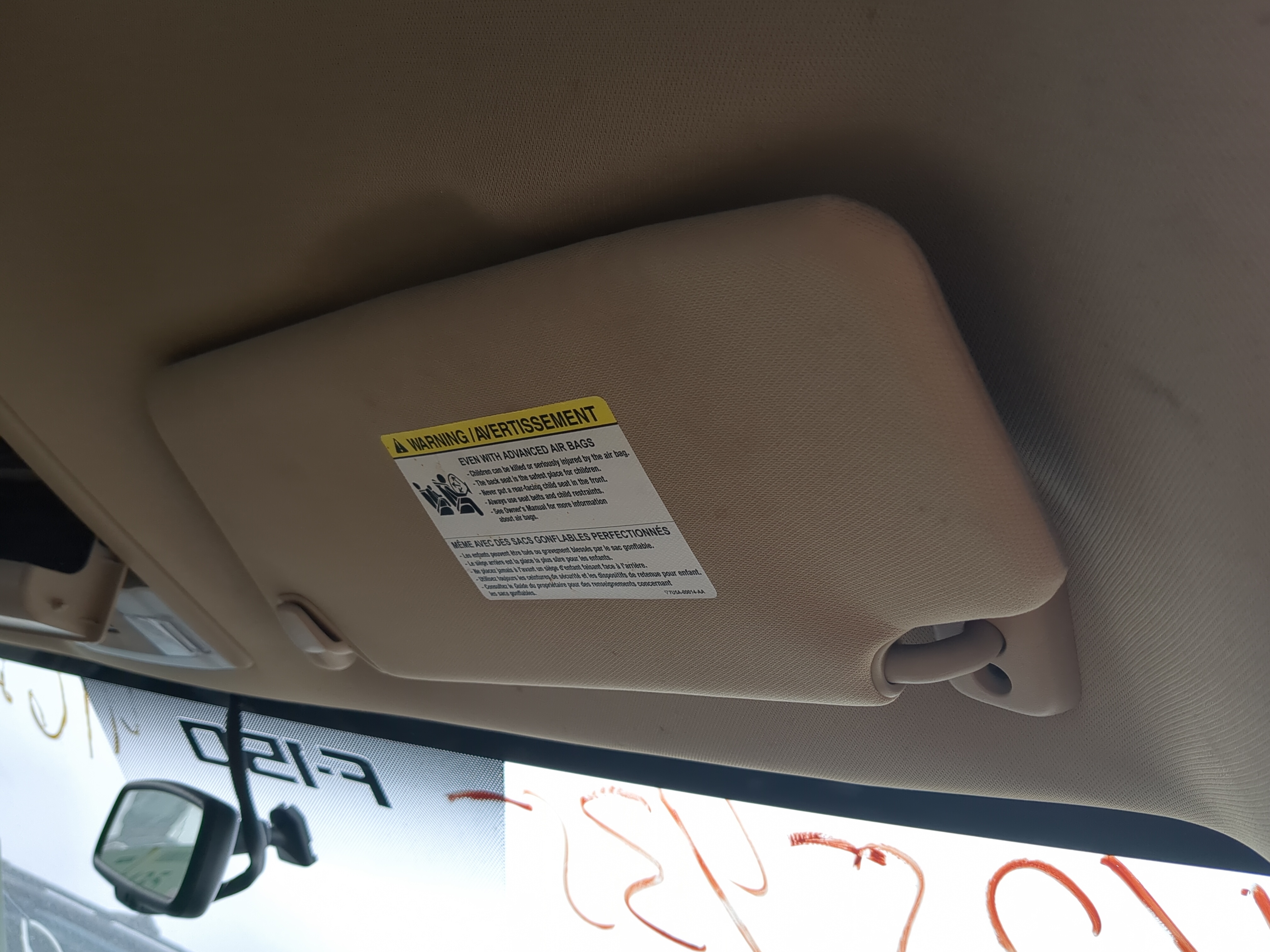 Picture of Ford Ford F150 Pickup Passenger Sun Visor Mirror Right Sunvisor 876566