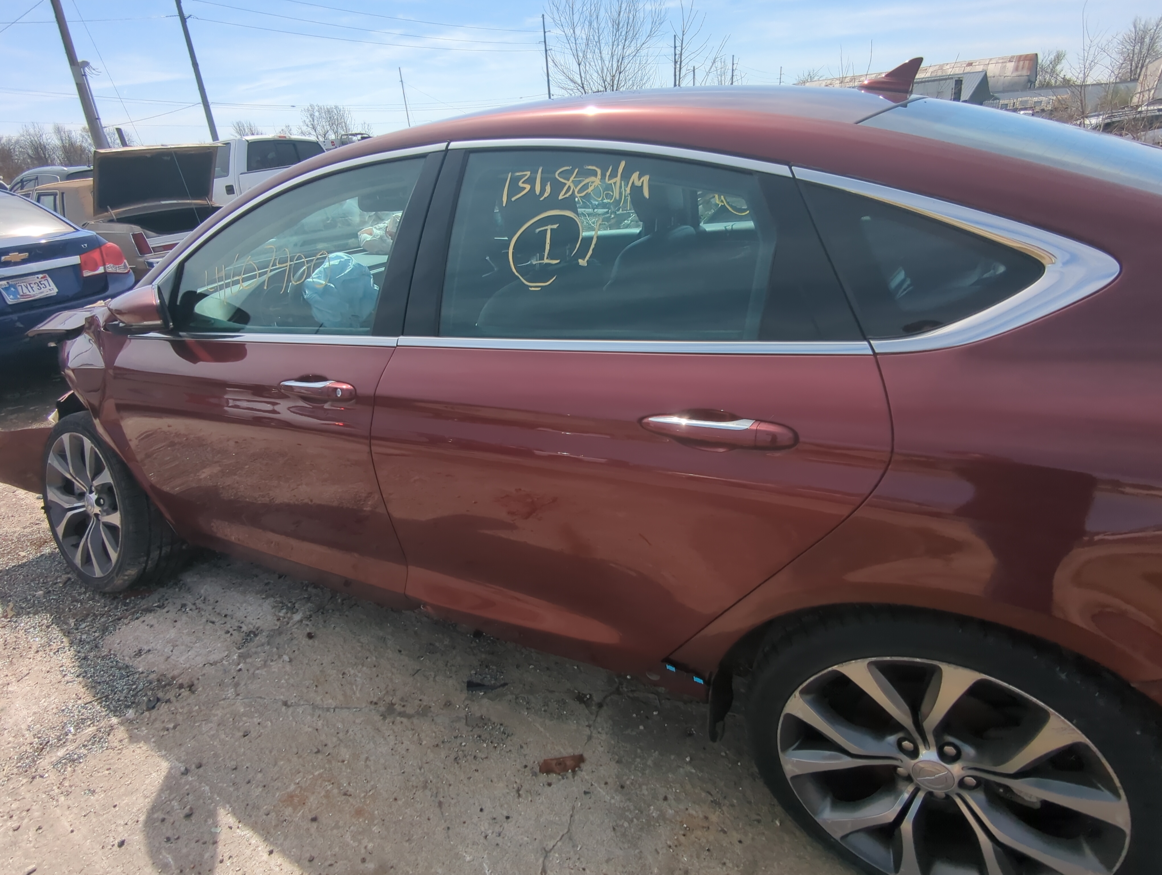 Picture of 2015-2017 Chrysler 200 Driver Rear Door Oem 876864