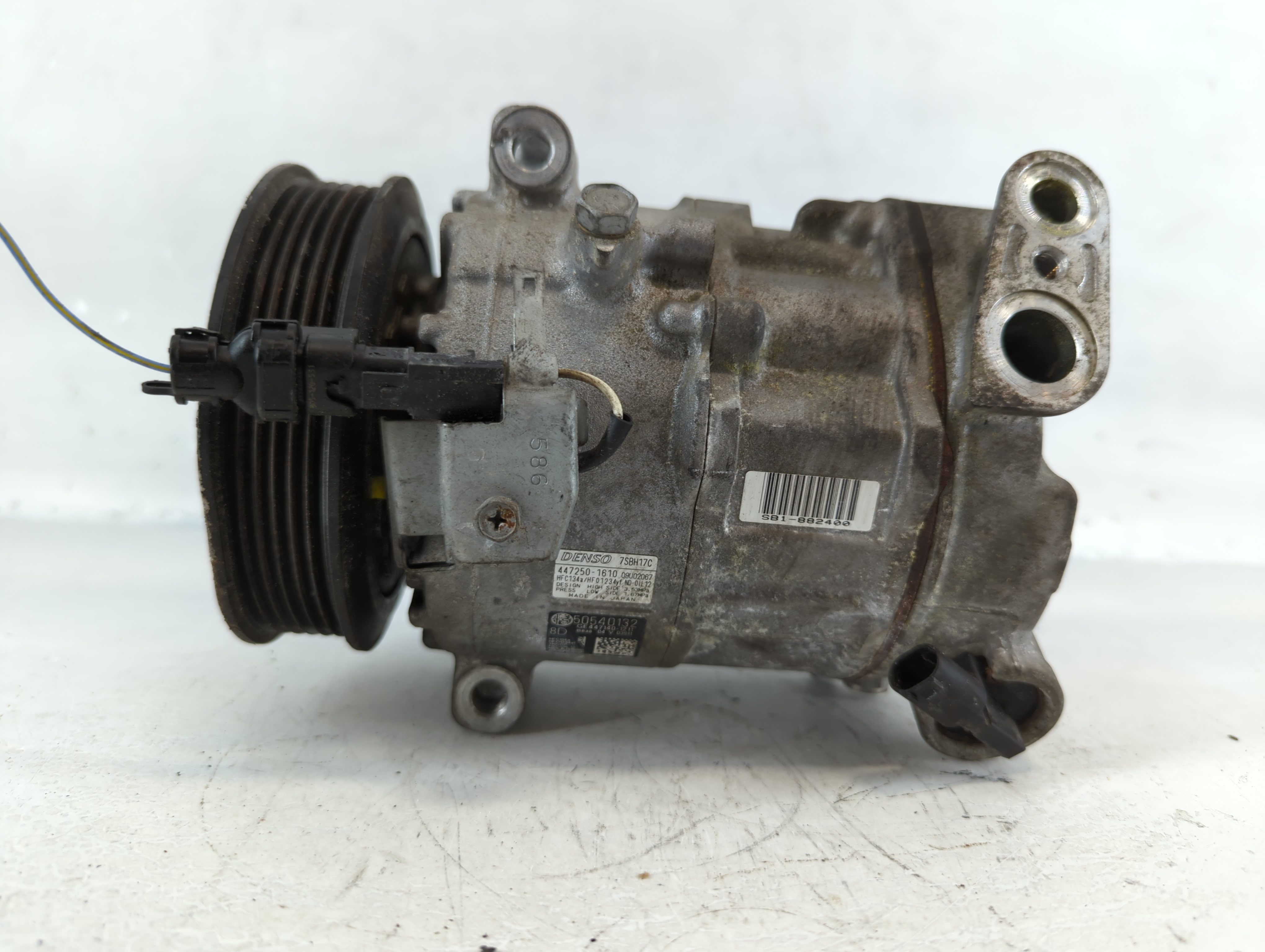 2019 Alfa Romeo Stelvio Air Conditioning A/c Ac Compressor Oem 876977 - Oemusedautoparts1.com