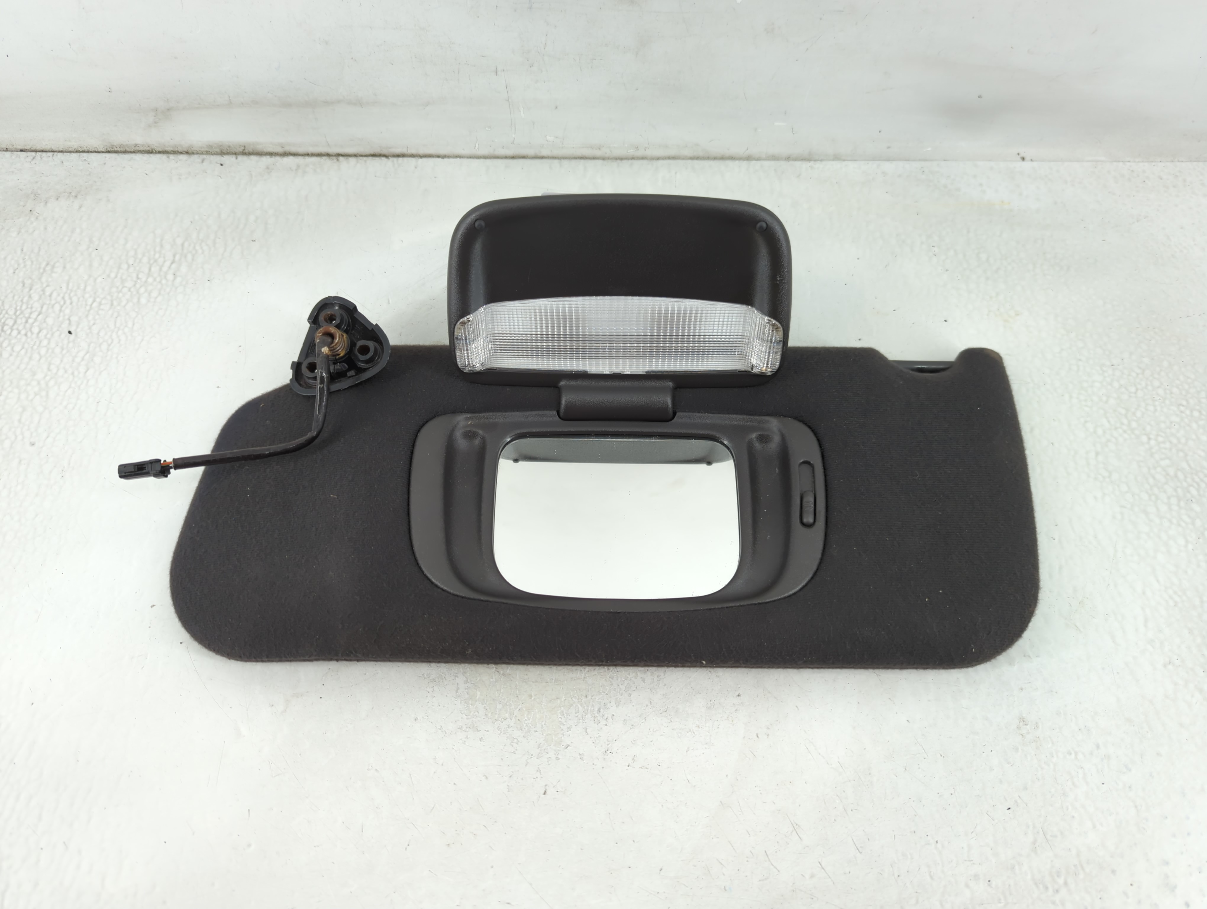 2002 Lincoln Ls Driver Sun Visor Mirror Left Sunvisor Black 877091 - Oemusedautoparts1.com