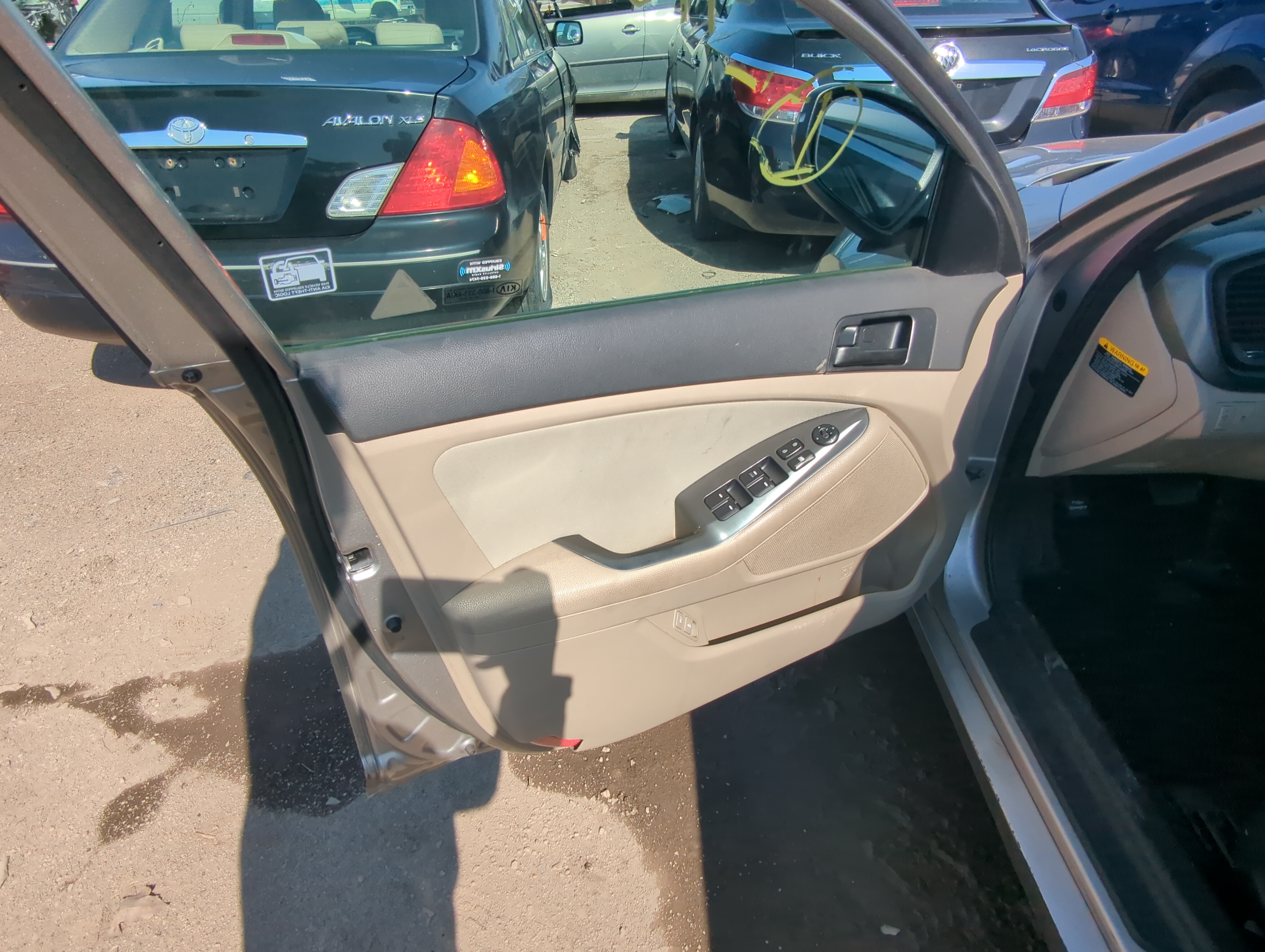 Picture of 2012 Kia Optima Front Left Driver Interior Door Panel Trim 877466