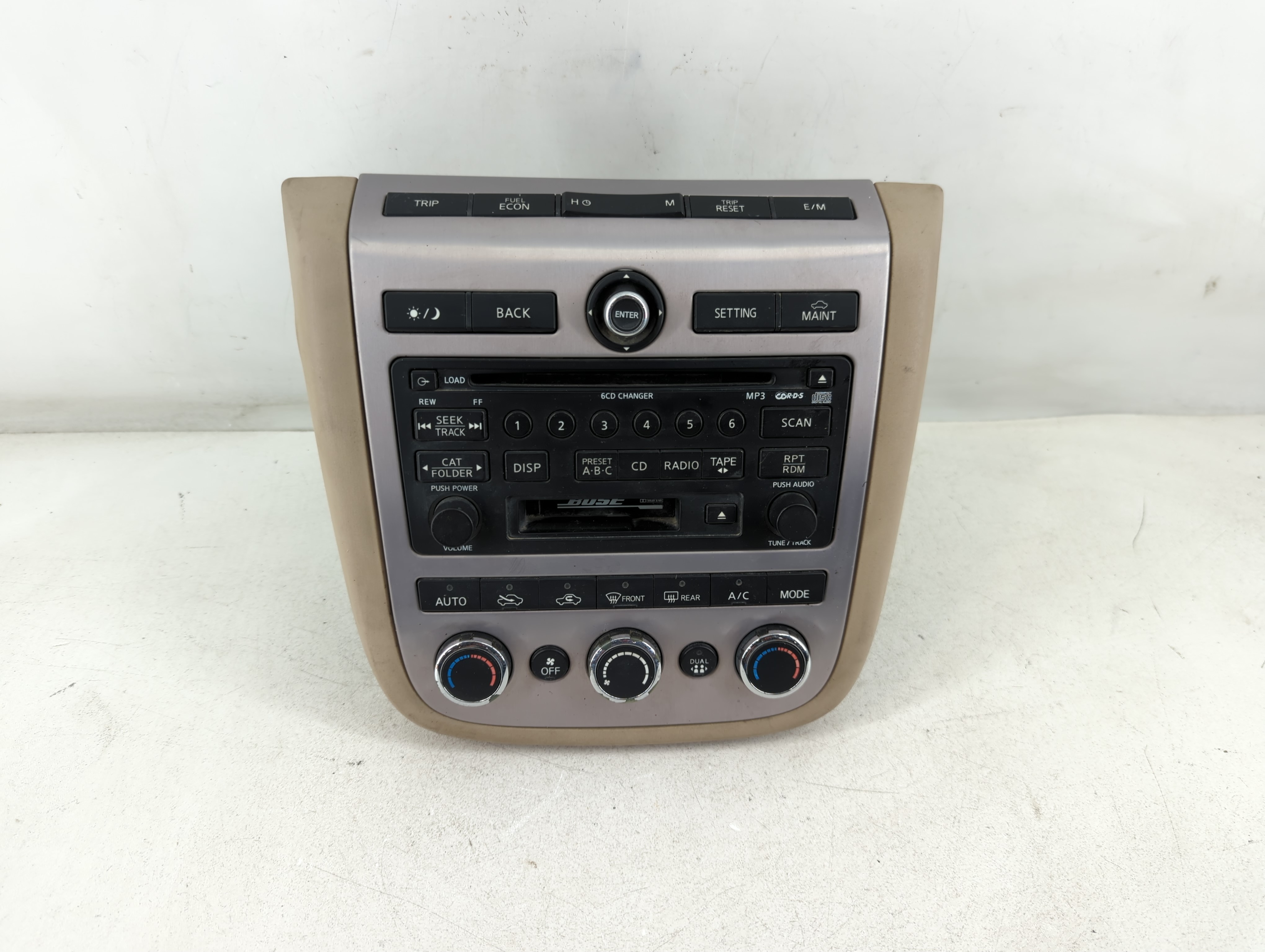 Picture of 2007 Nissan Murano Am Fm Cd Player Radio Receiver 877662
