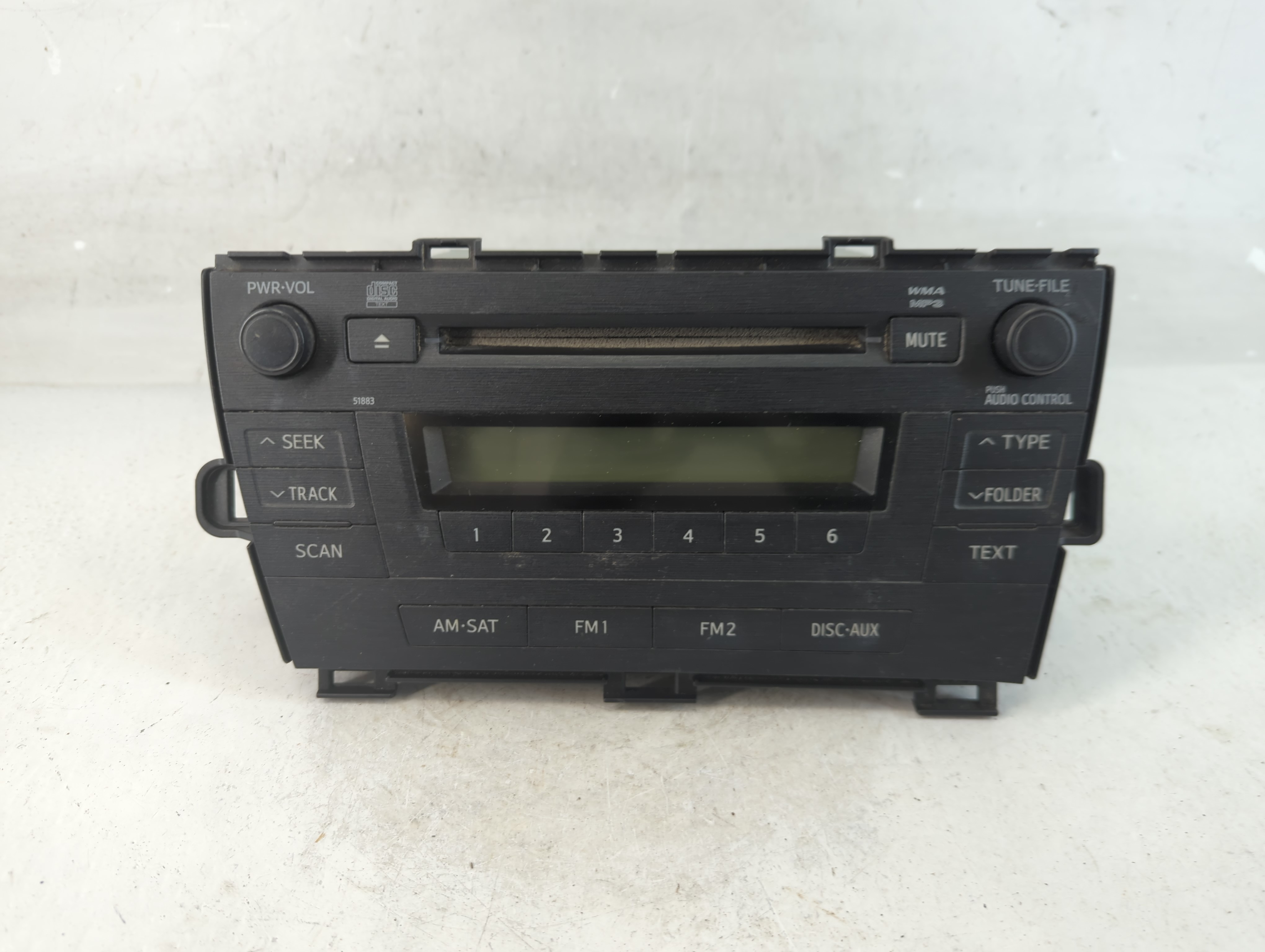 2010 Toyota Prius Am Fm Cd Player Radio Receiver 877881 - Oemusedautoparts1.com
