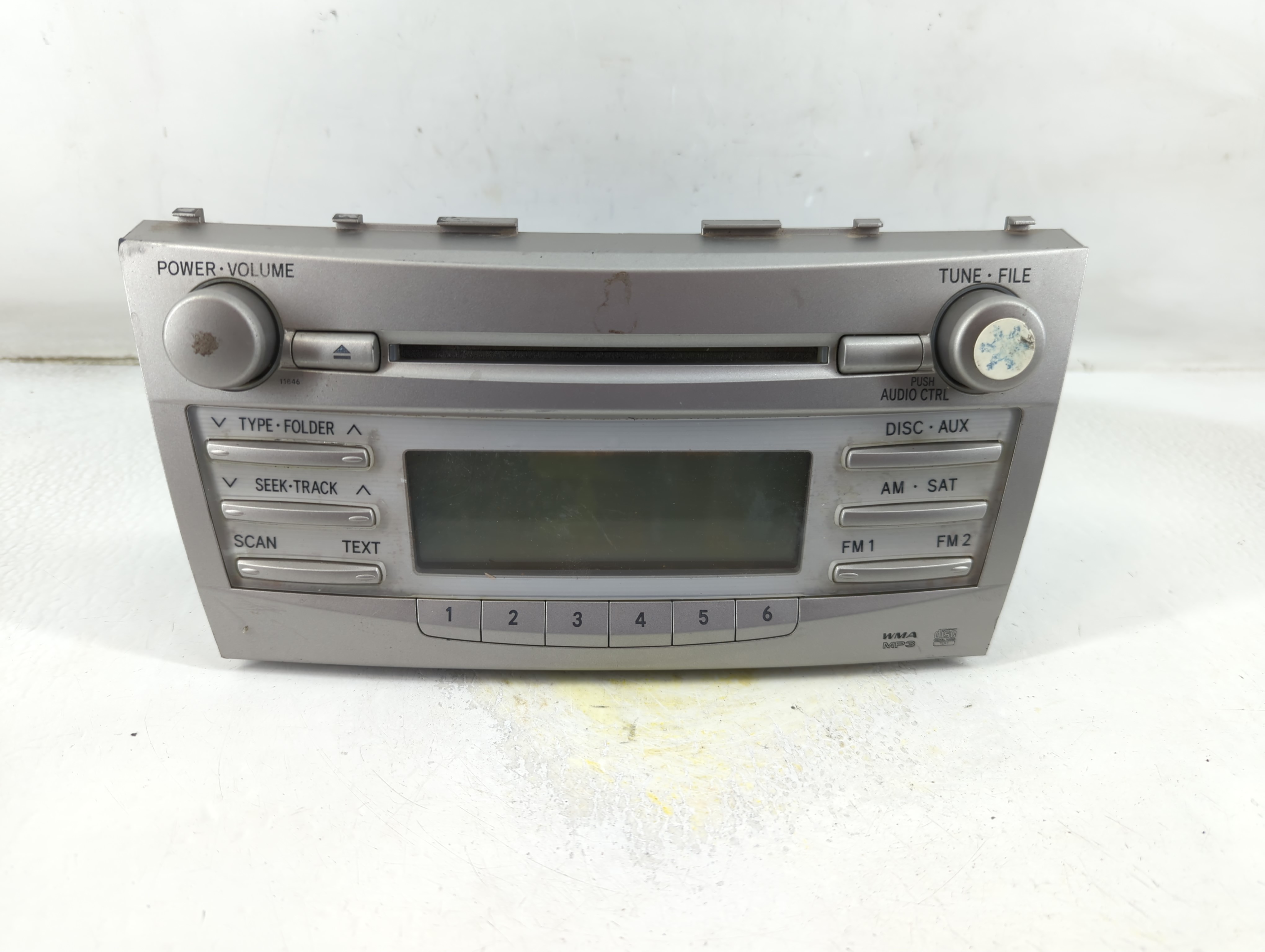 2011 Toyota Camry Am Fm Cd Player Radio Receiver 878166 - Oemusedautoparts1.com