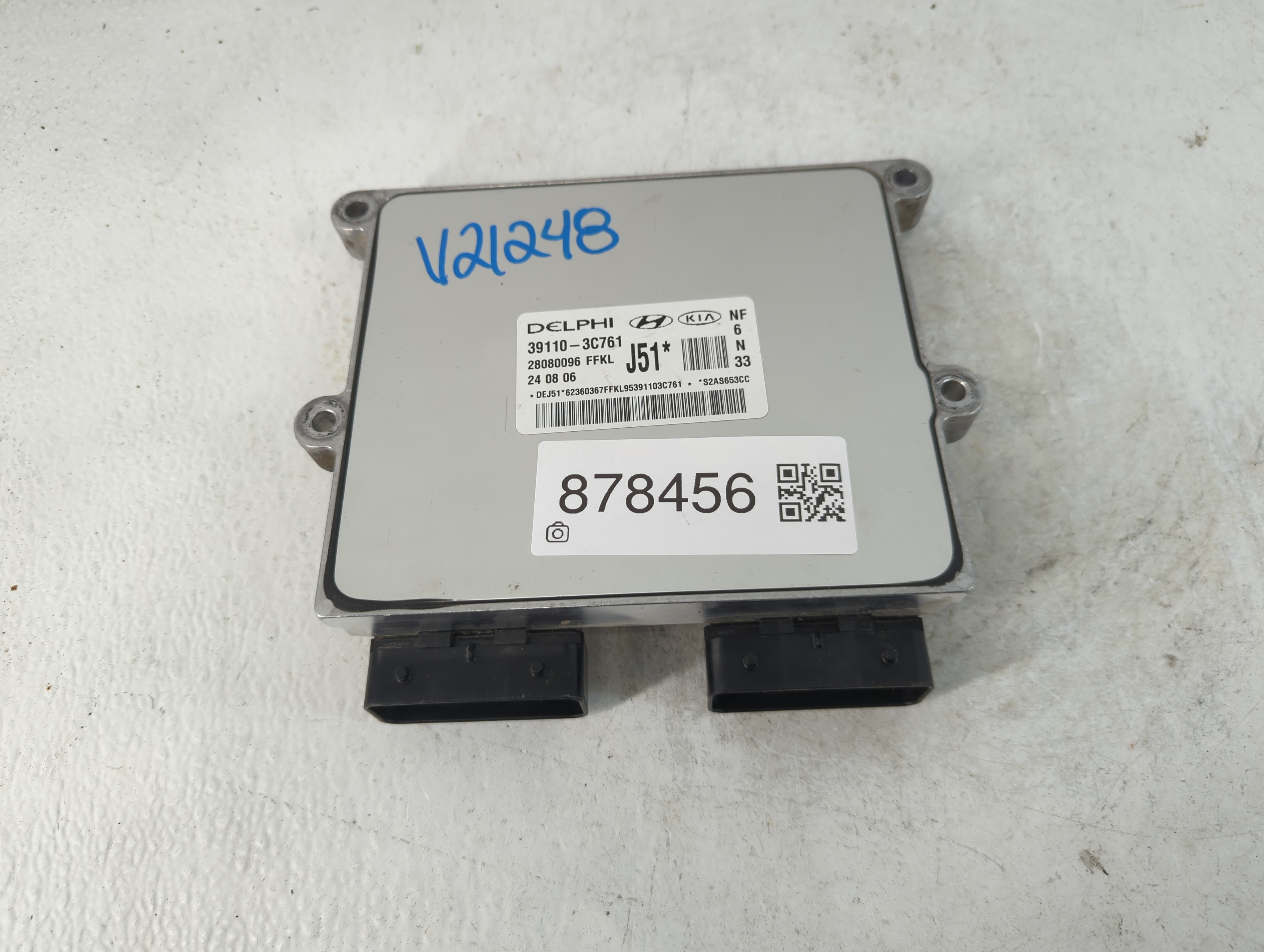 2006-2008 Hyundai Sonata Engine Control Computer Ecu Pcm Ecm Pcu Oem 878456 - Oemusedautoparts1.com
