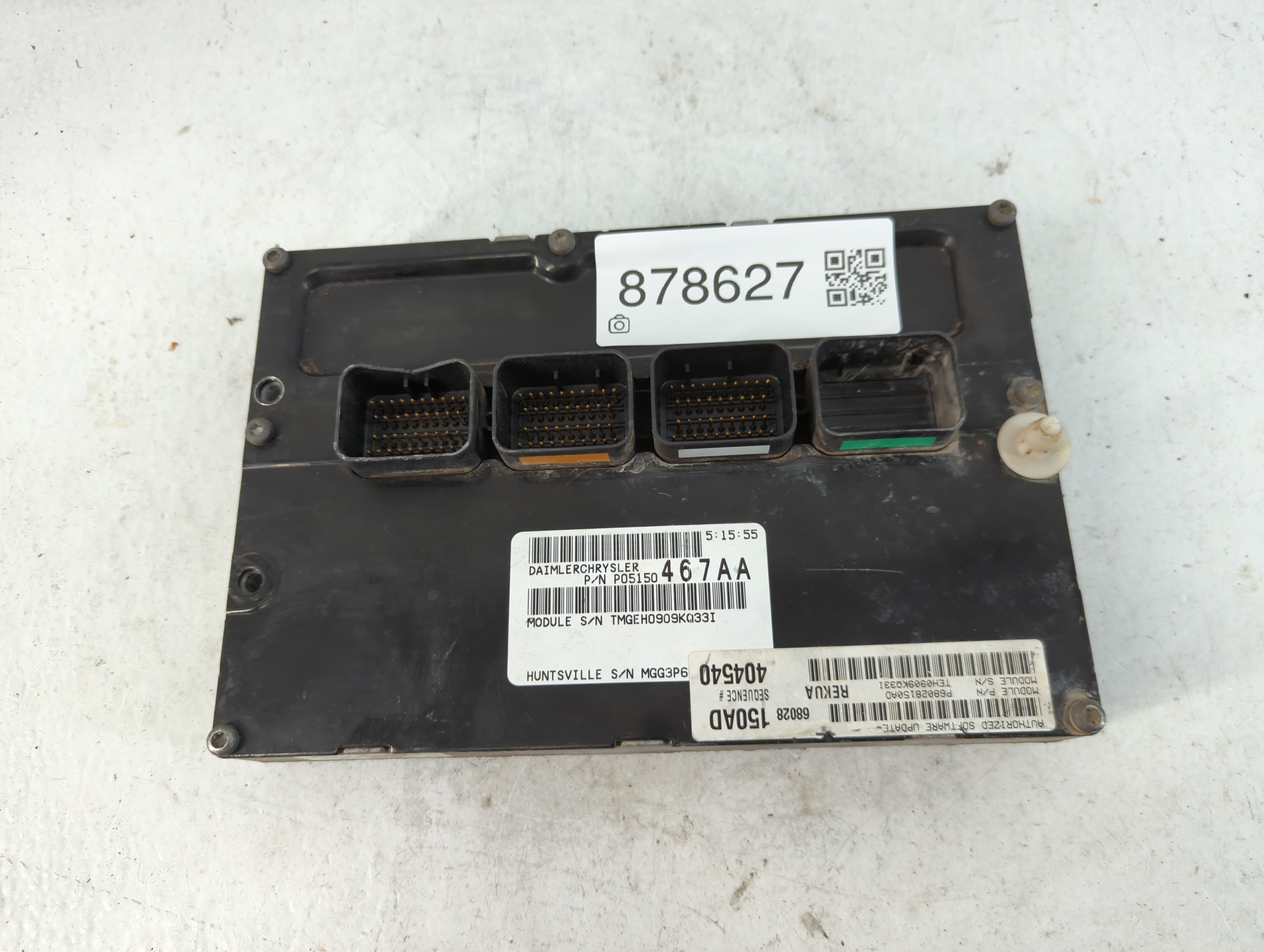 2006-2006 Jeep Grand Cherokee Engine Control Computer Ecu Pcm Ecm Pcu Oem 878627 - Oemusedautoparts1.com