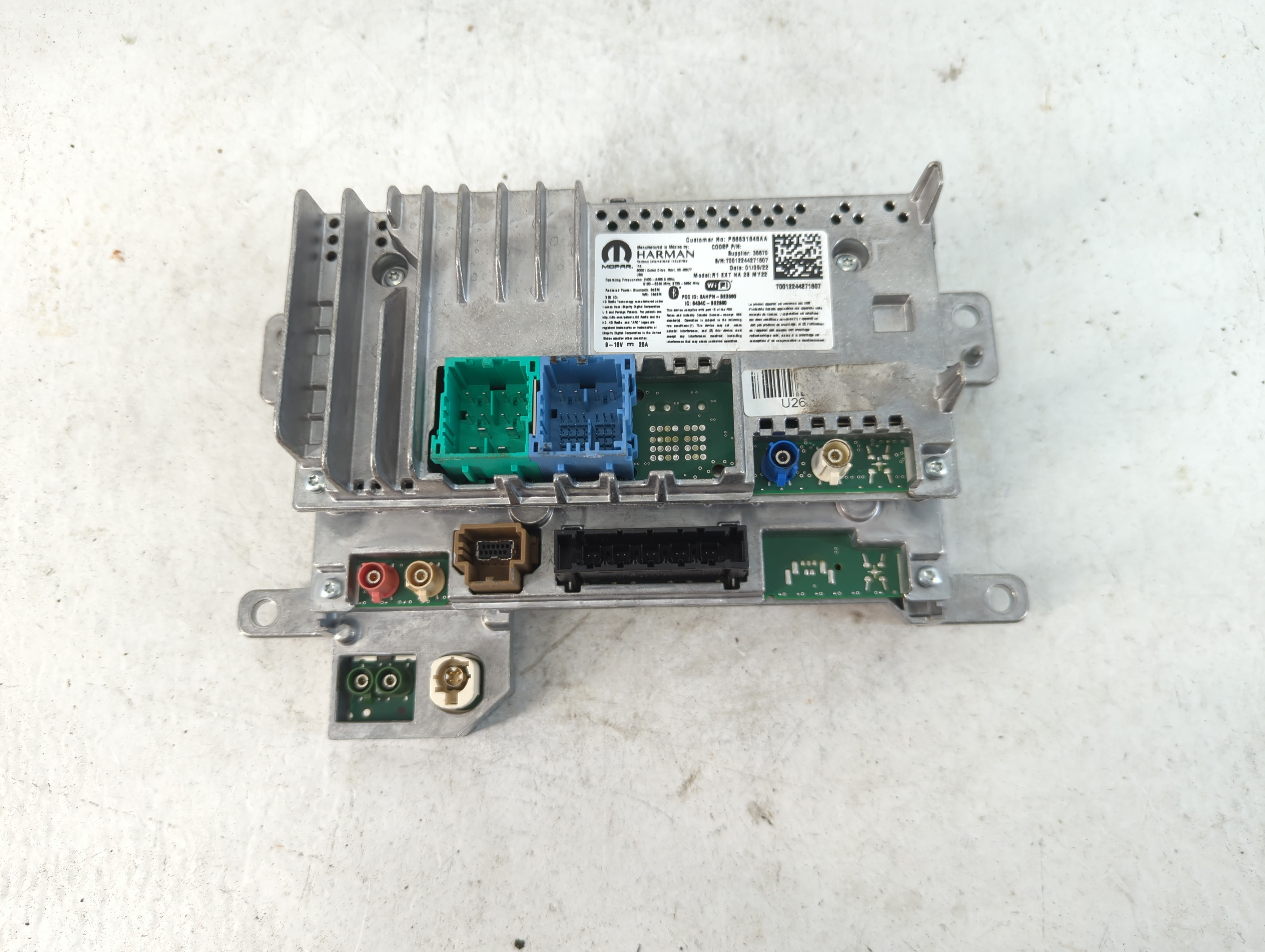 2022 Dodge Ram 1500 Engine Control Computer Ecu Pcm Ecm Pcu Oem 878726 - Oemusedautoparts1.com