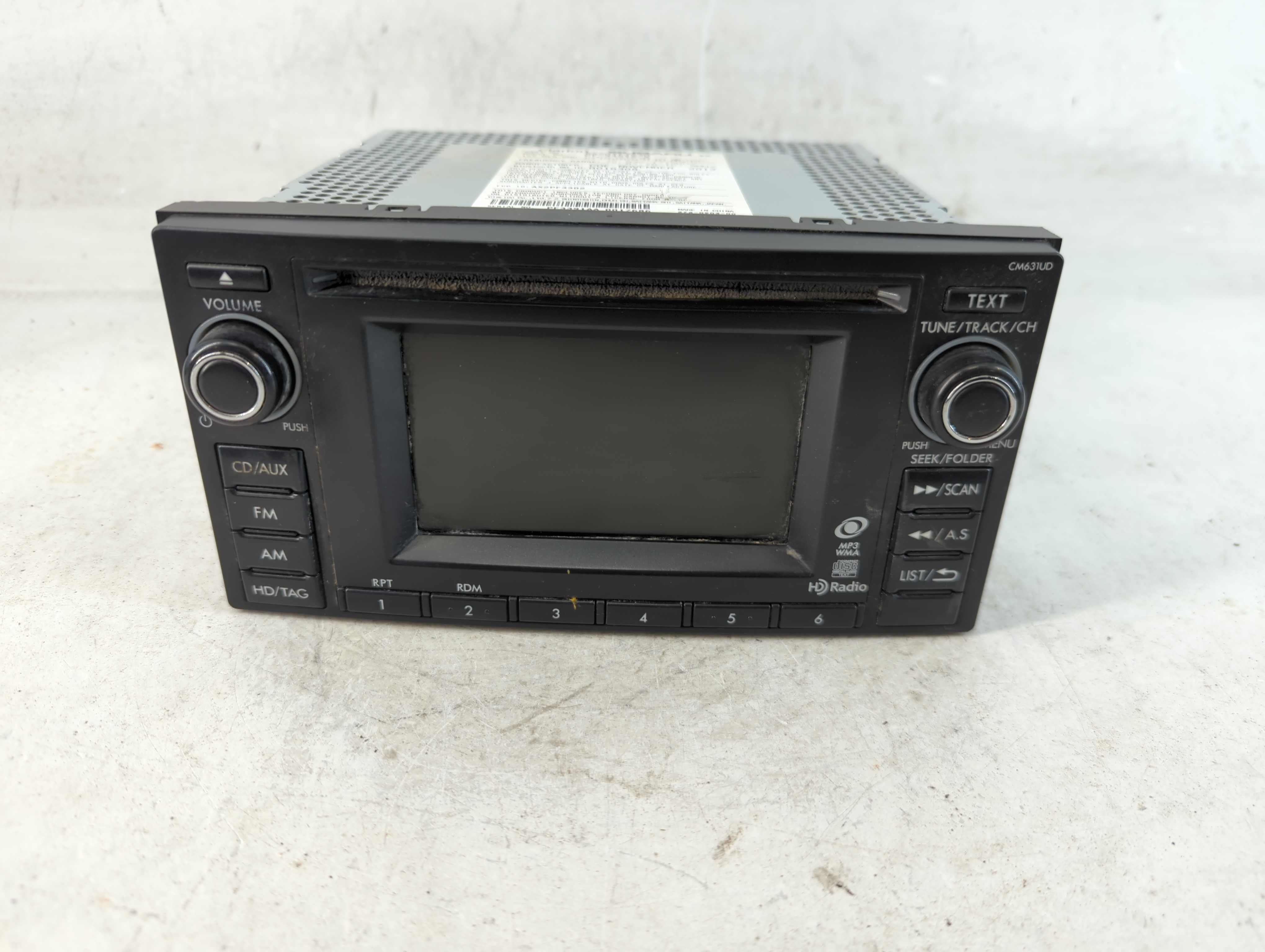 2013-2013 Subaru Impreza Am Fm Cd Player Radio Receiver 878776 - Oemusedautoparts1.com