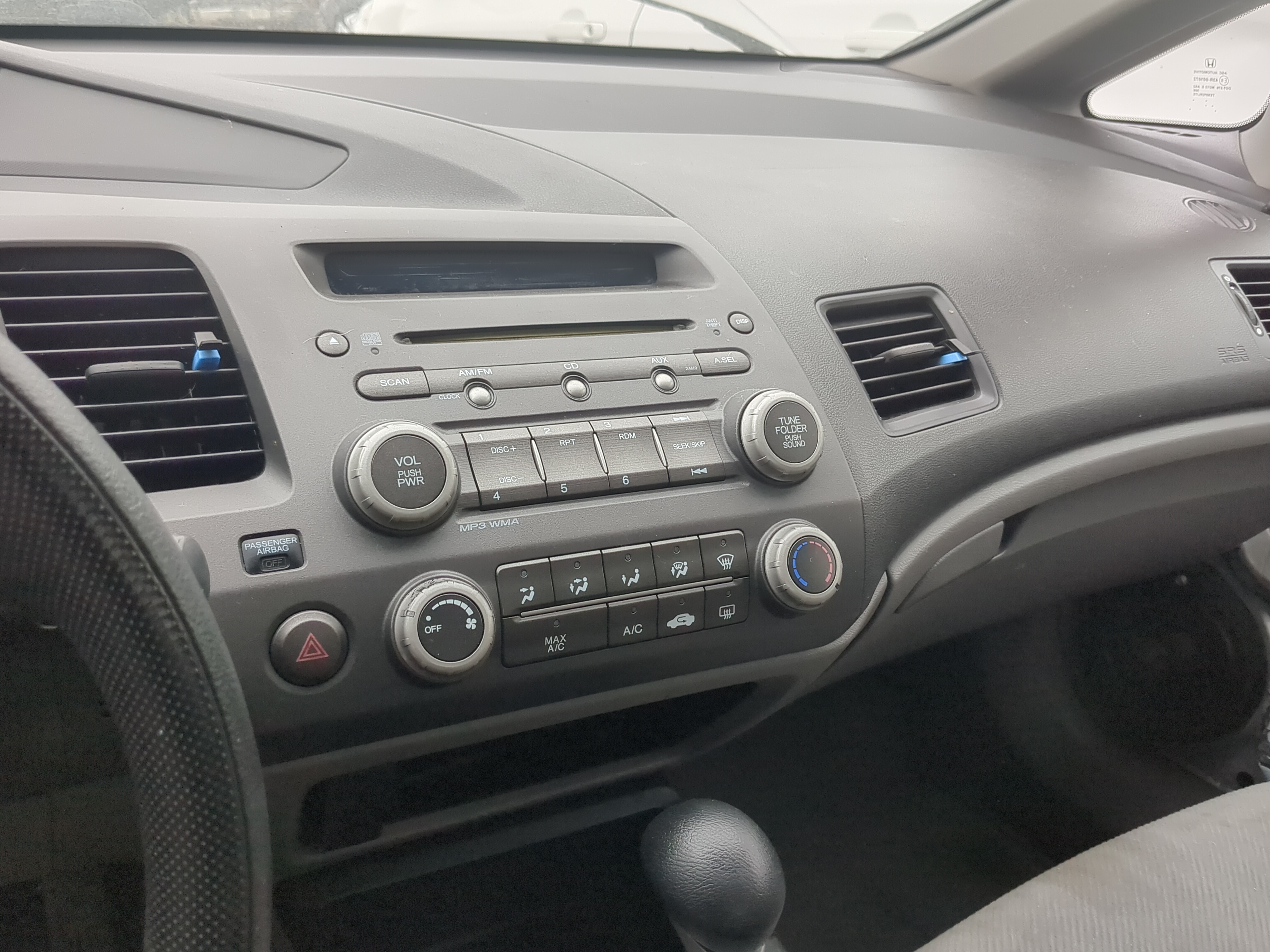 Picture of 2006-2011 Honda Civic Ac Heater Climate Control 878848