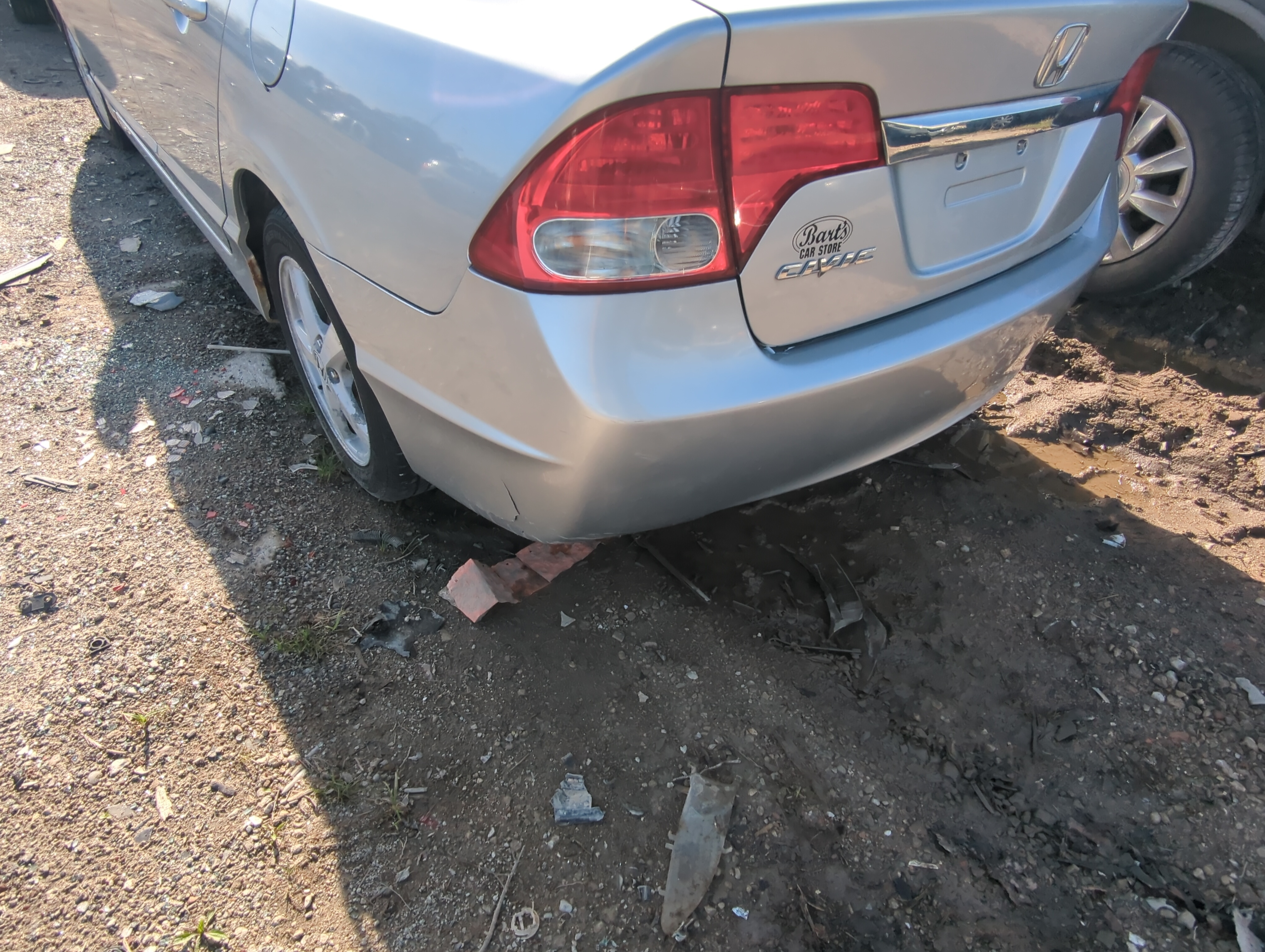 2006-2011 Honda Civic Rear Bumper Assembly Oem 878866 - Oemusedautoparts1.com