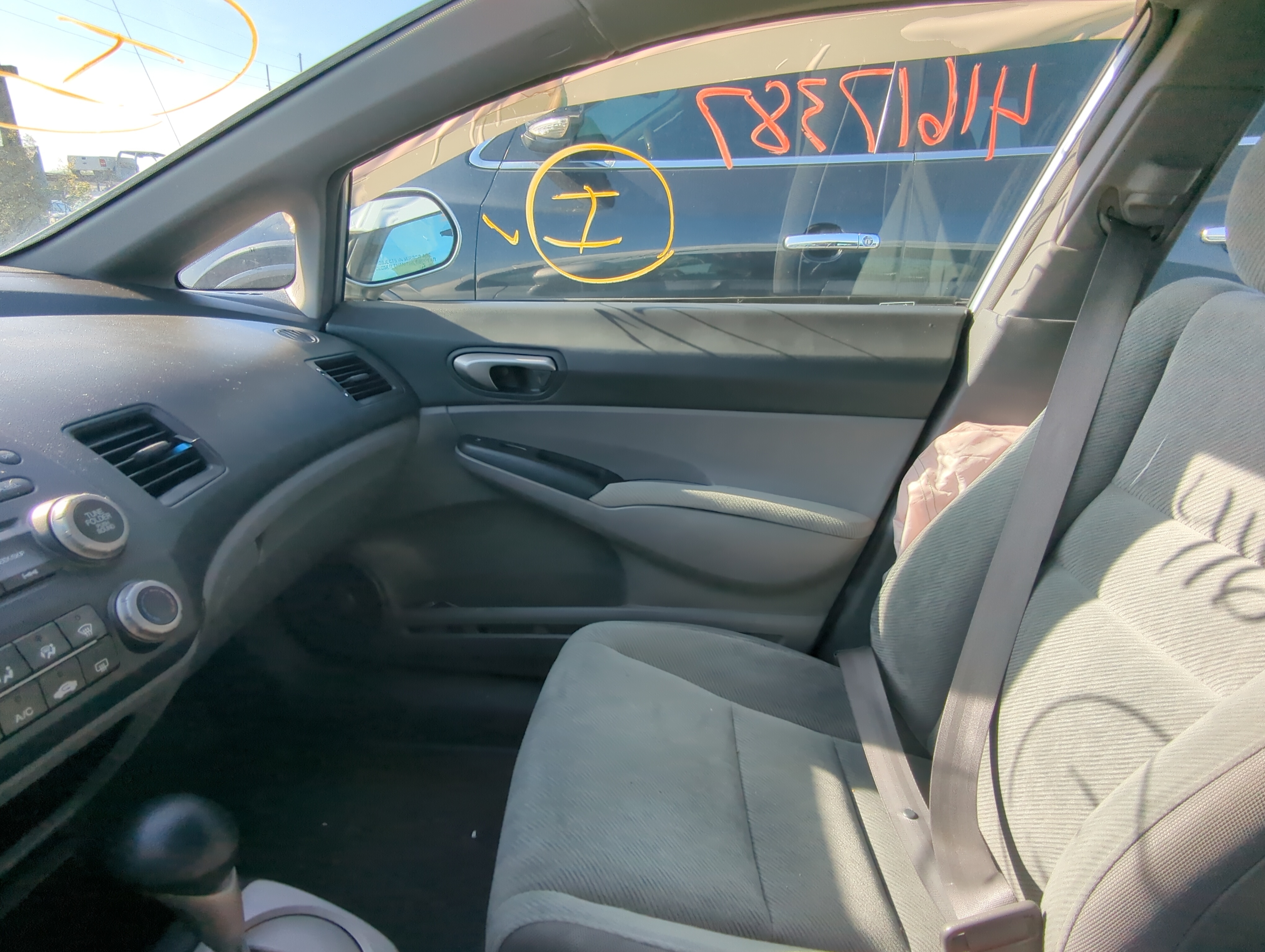 2010 Honda Civic Front Right Passenger Interior Door Panel Trim 878934 - Oemusedautoparts1.com