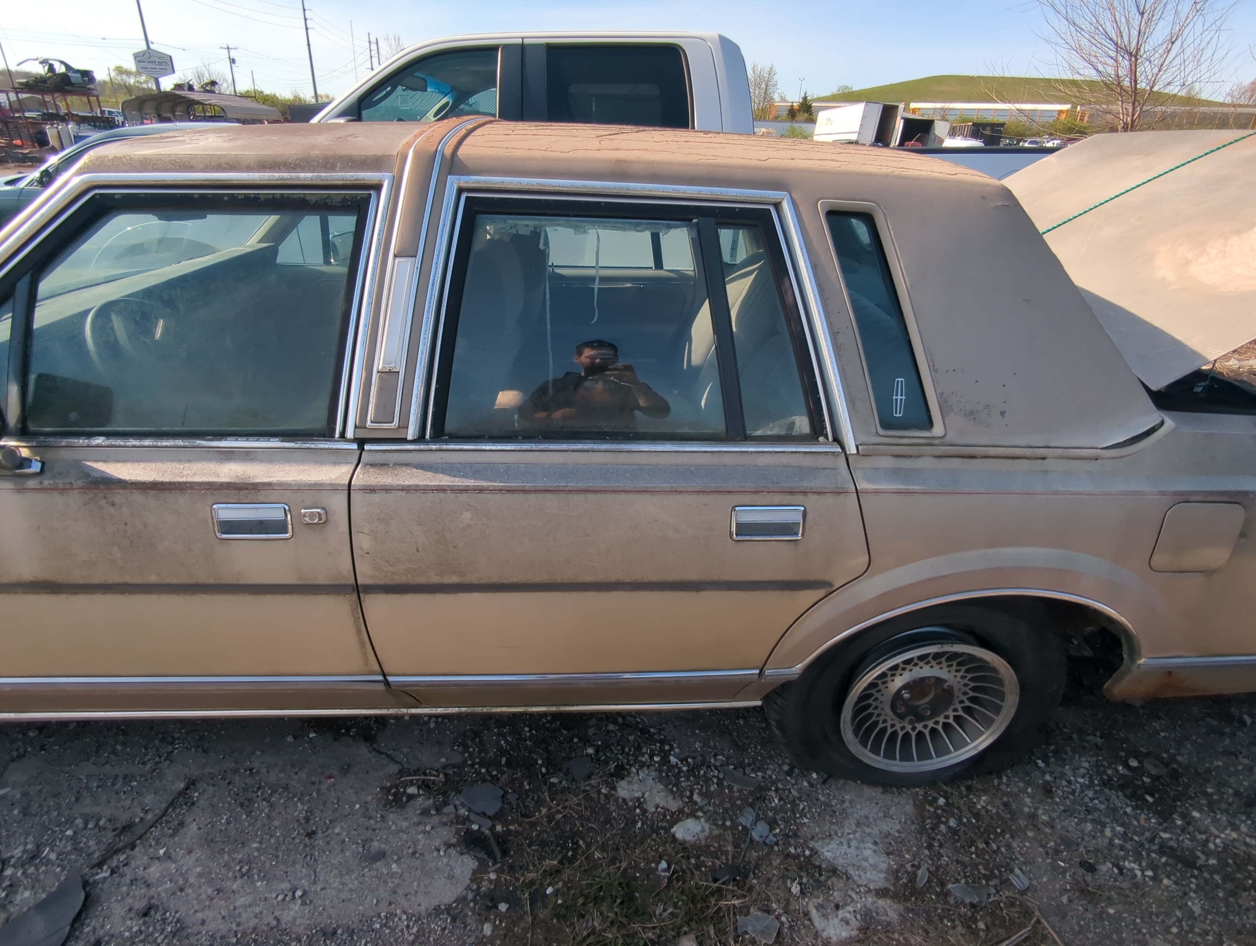 1989 Lincoln Town Car Driver Rear Door Oem 879036 - Oemusedautoparts1.com