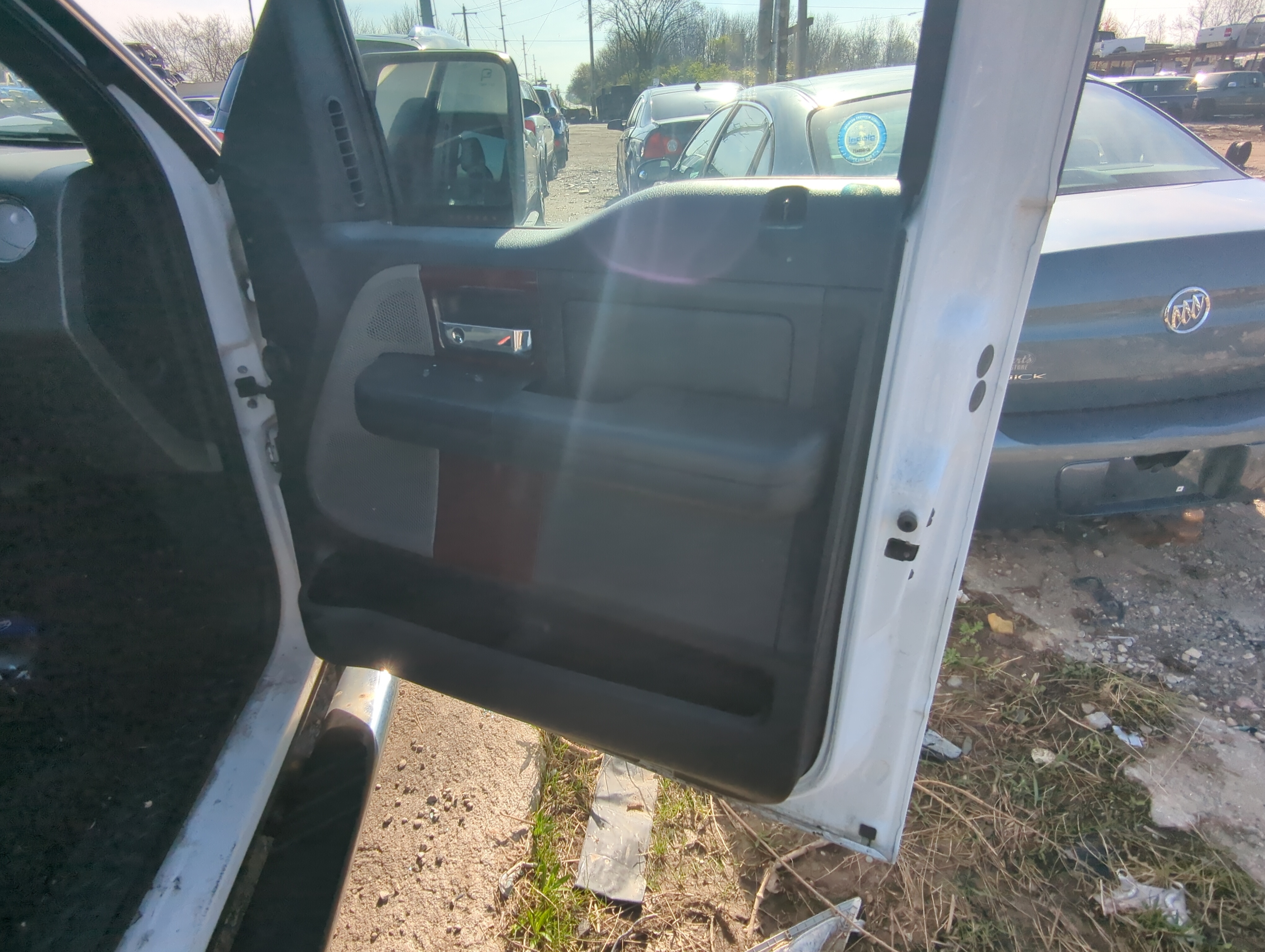2008 Ford Ford F150 Pickup Front Right Passenger Interior Door Panel Trim 879211 - Oemusedautoparts1.com