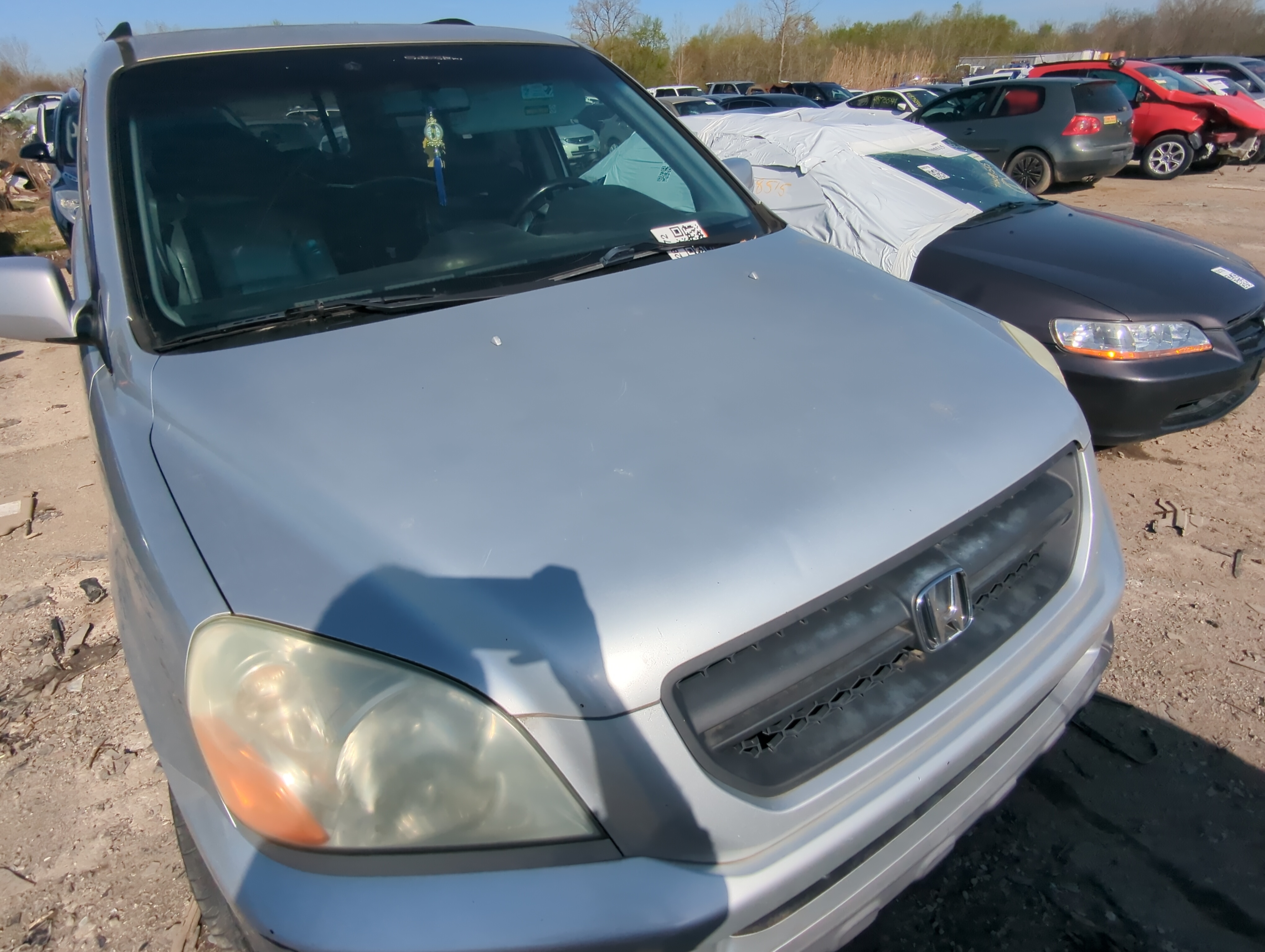 2003 Honda Pilot Hood Oem 879610 - Oemusedautoparts1.com
