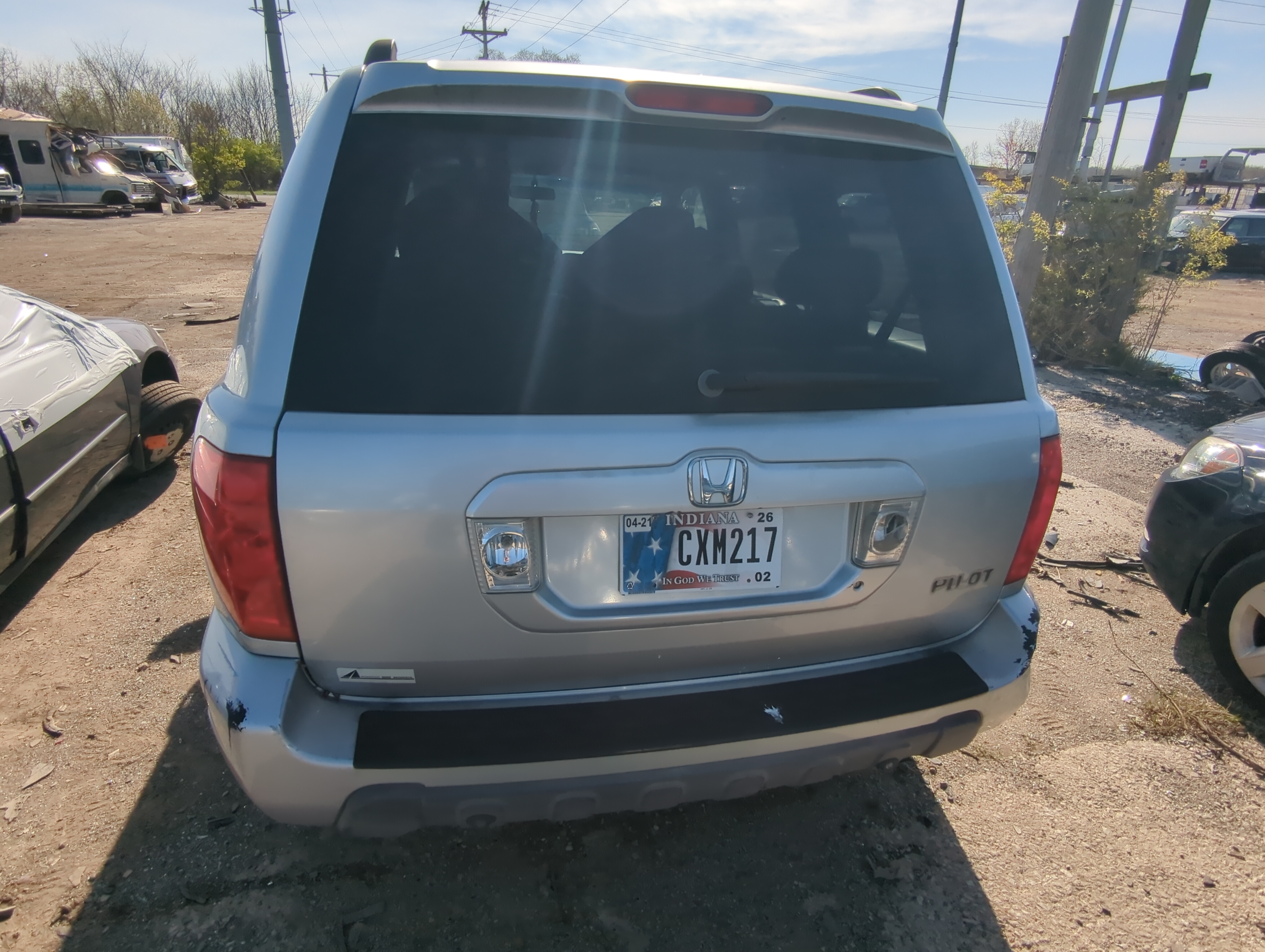 2003-2005 Honda Pilot Trunk/decklid/hatch/tailgate Oem 879630 - Oemusedautoparts1.com