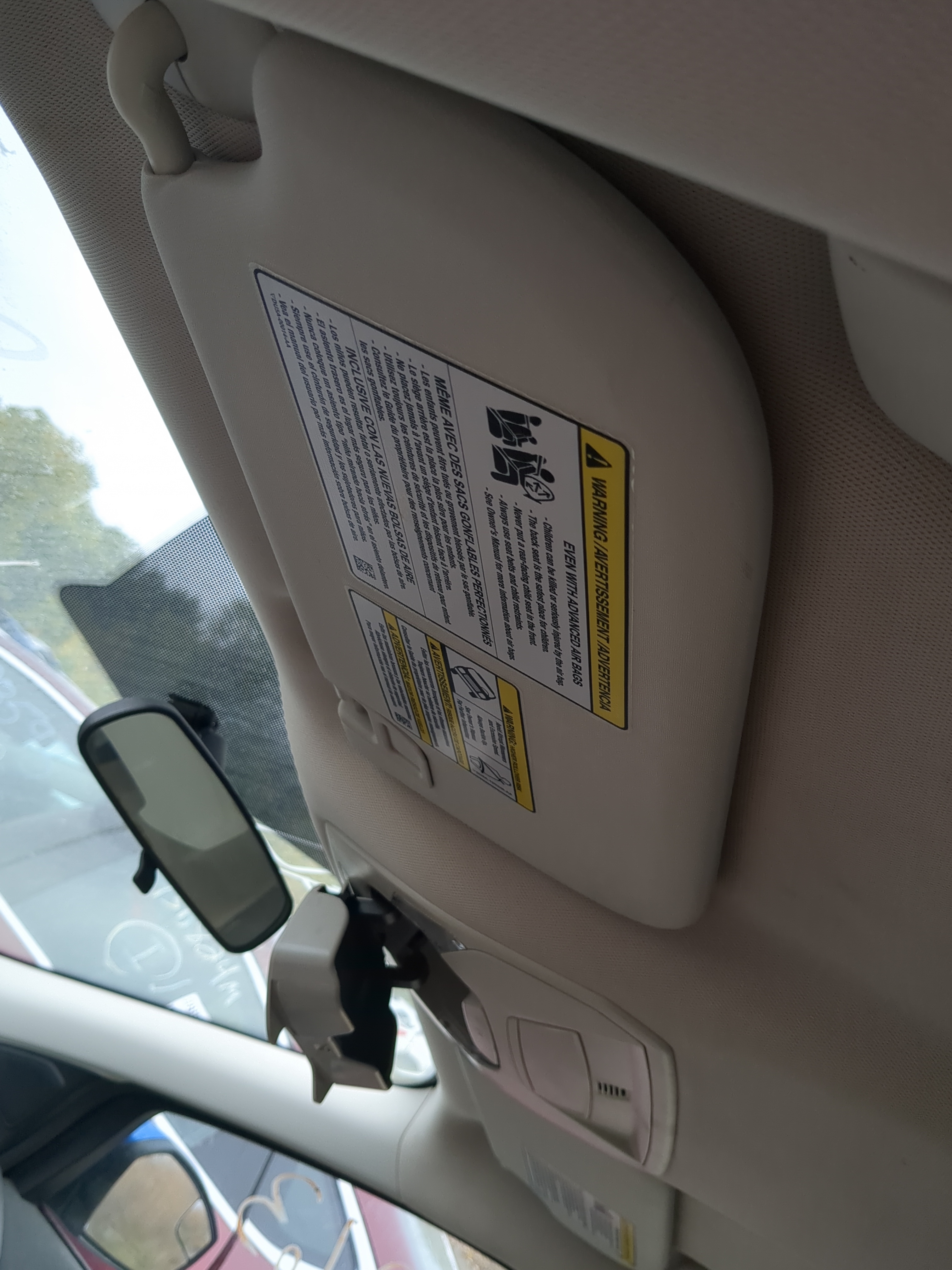 Picture of 2013-2019 Ford Escape Driver Sun Visor Mirror Left Sunvisor 879733