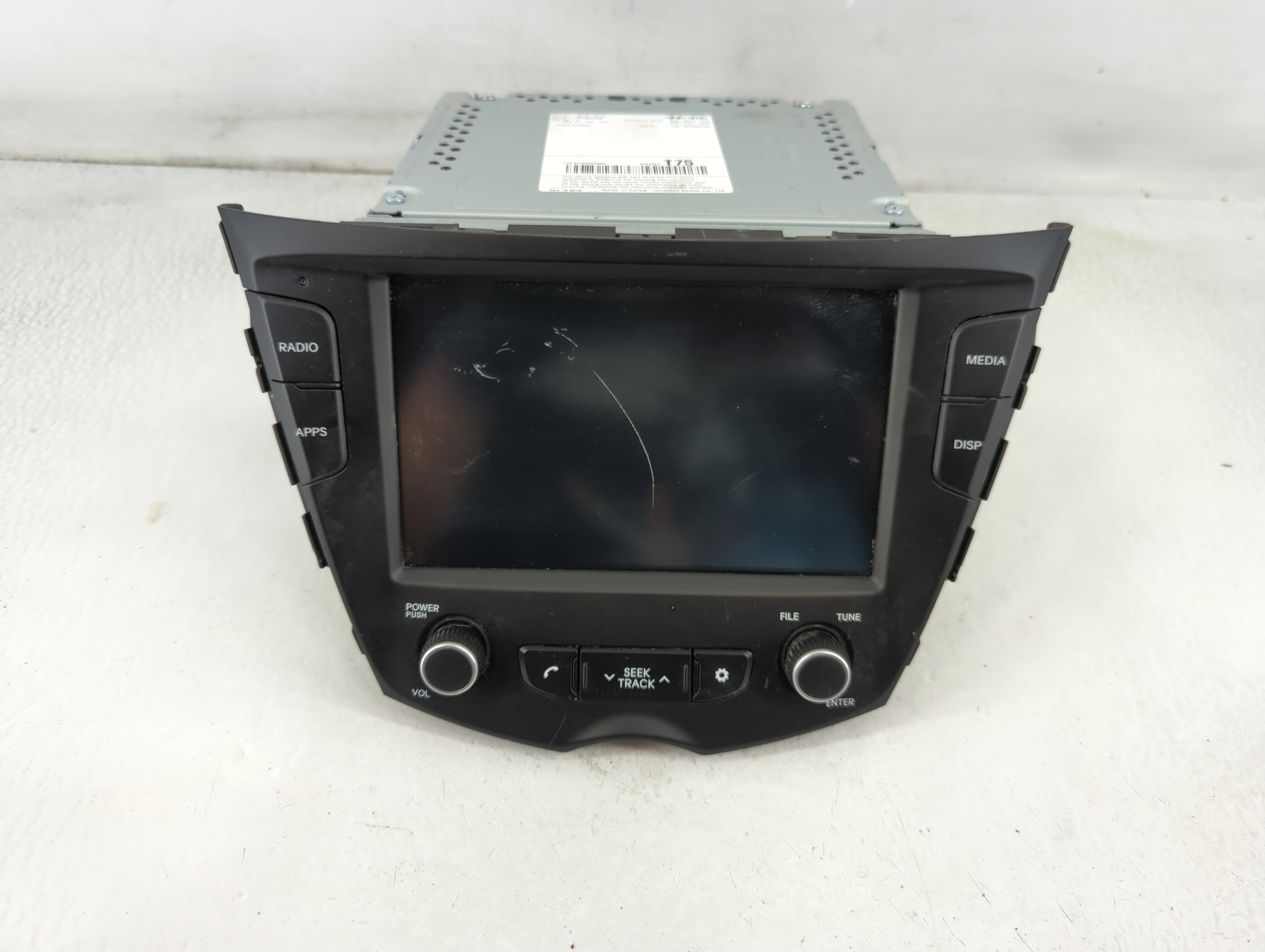 2016-2017 Hyundai Veloster Am Fm Cd Player Radio Receiver 880289 - Oemusedautoparts1.com