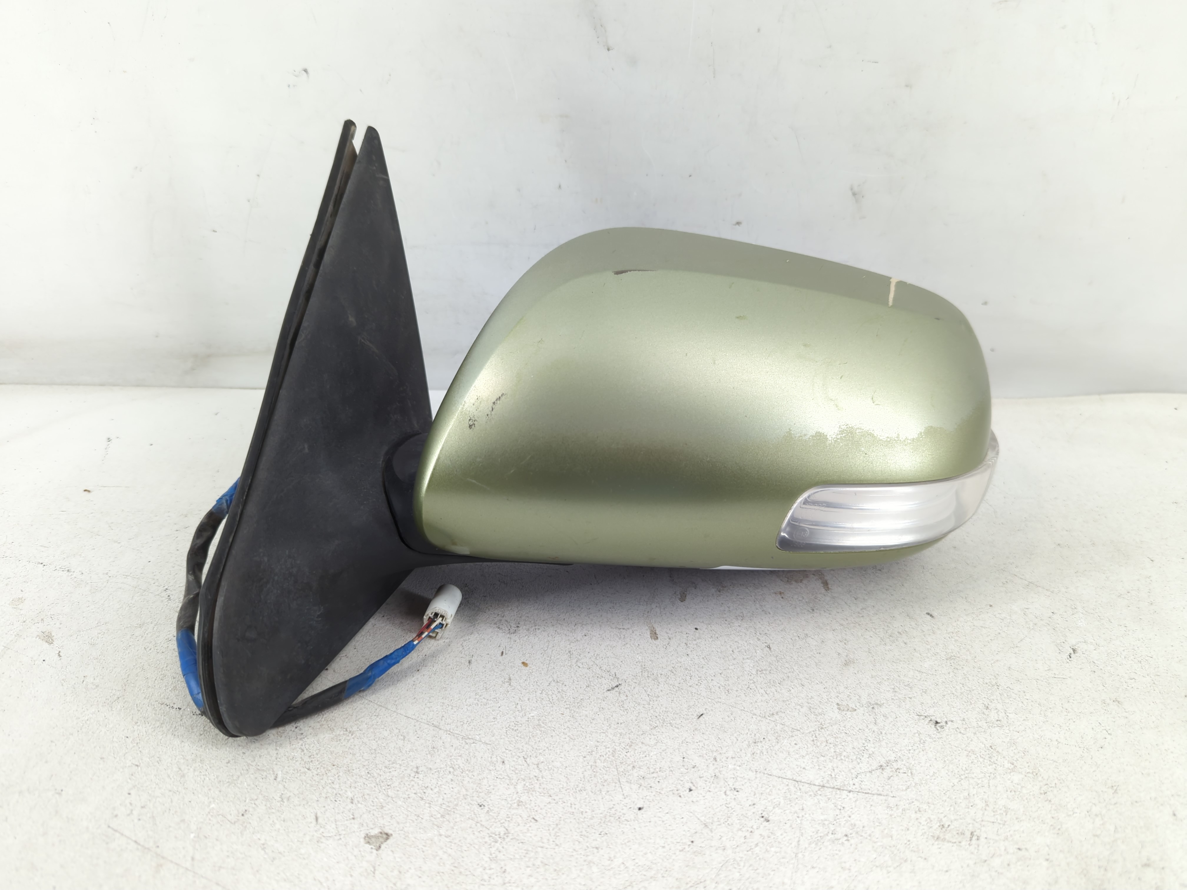 2008-2014 Scion Xd Driver Left Side View Power Door Mirror Olive 880315 - Oemusedautoparts1.com
