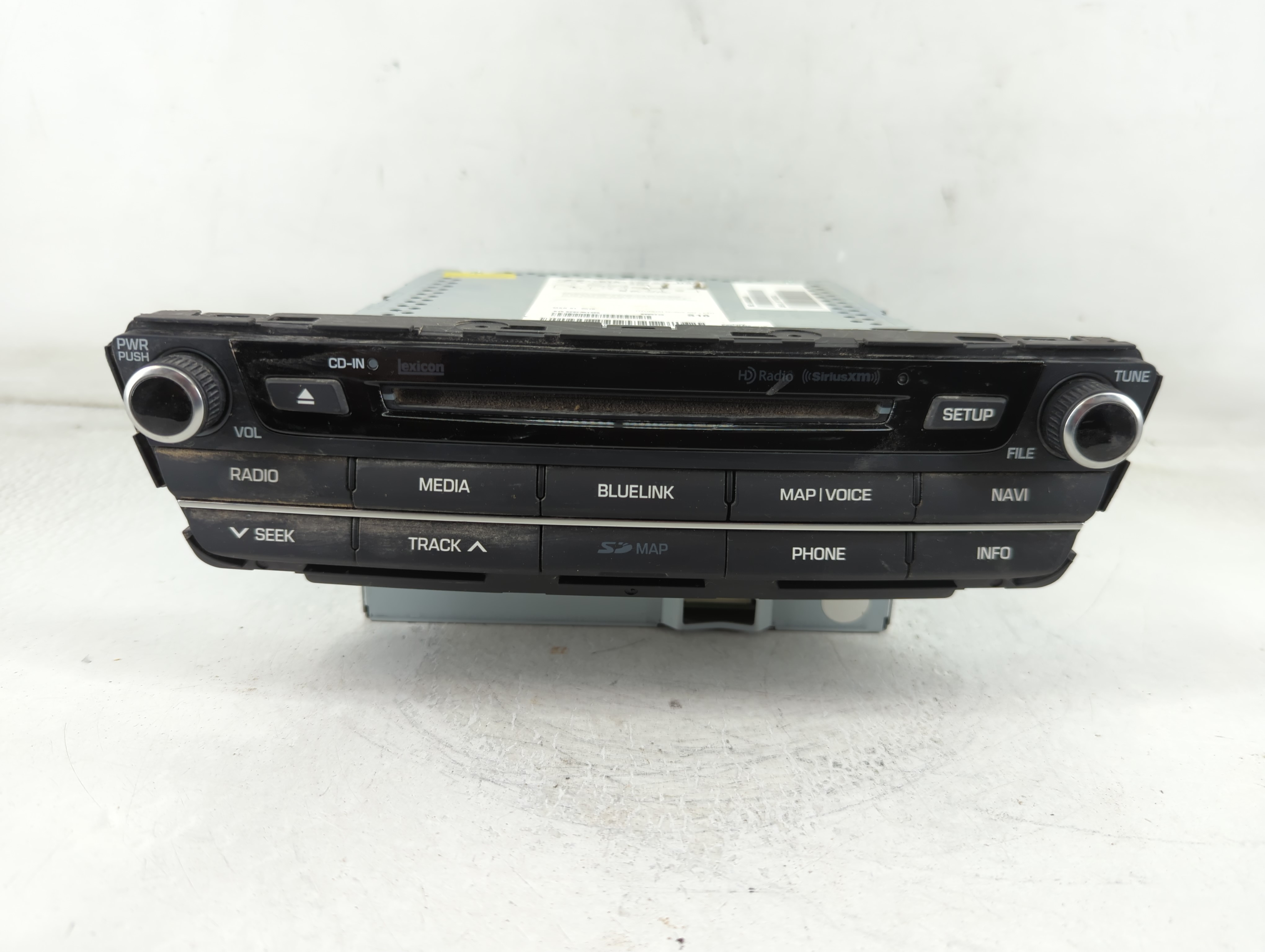 2015-2015 Hyundai Genesis Am Fm Cd Player Radio Receiver 880354 - Oemusedautoparts1.com