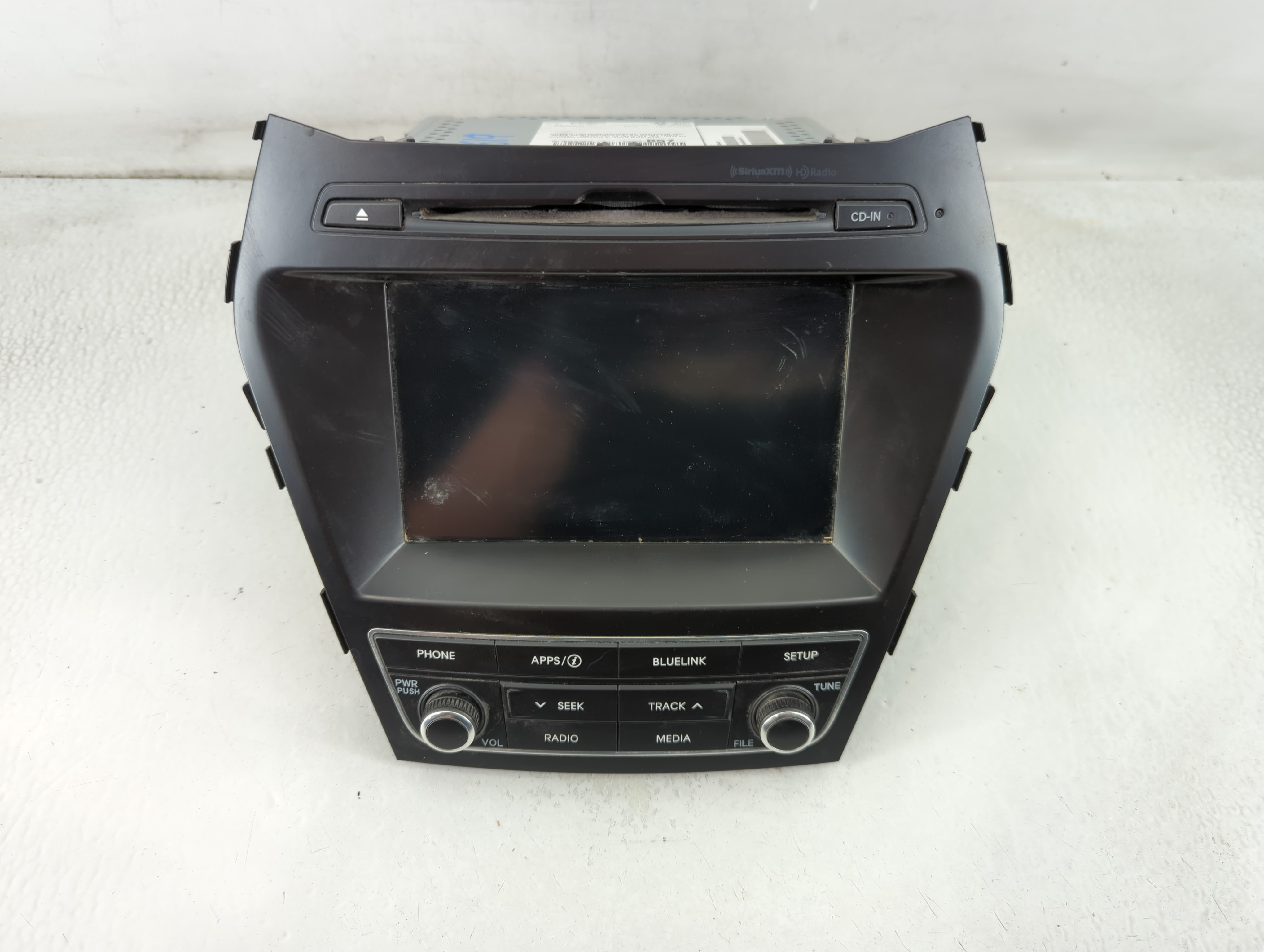 2017-2018 Hyundai Santa Fe Am Fm Cd Player Radio Receiver 880401 - Oemusedautoparts1.com