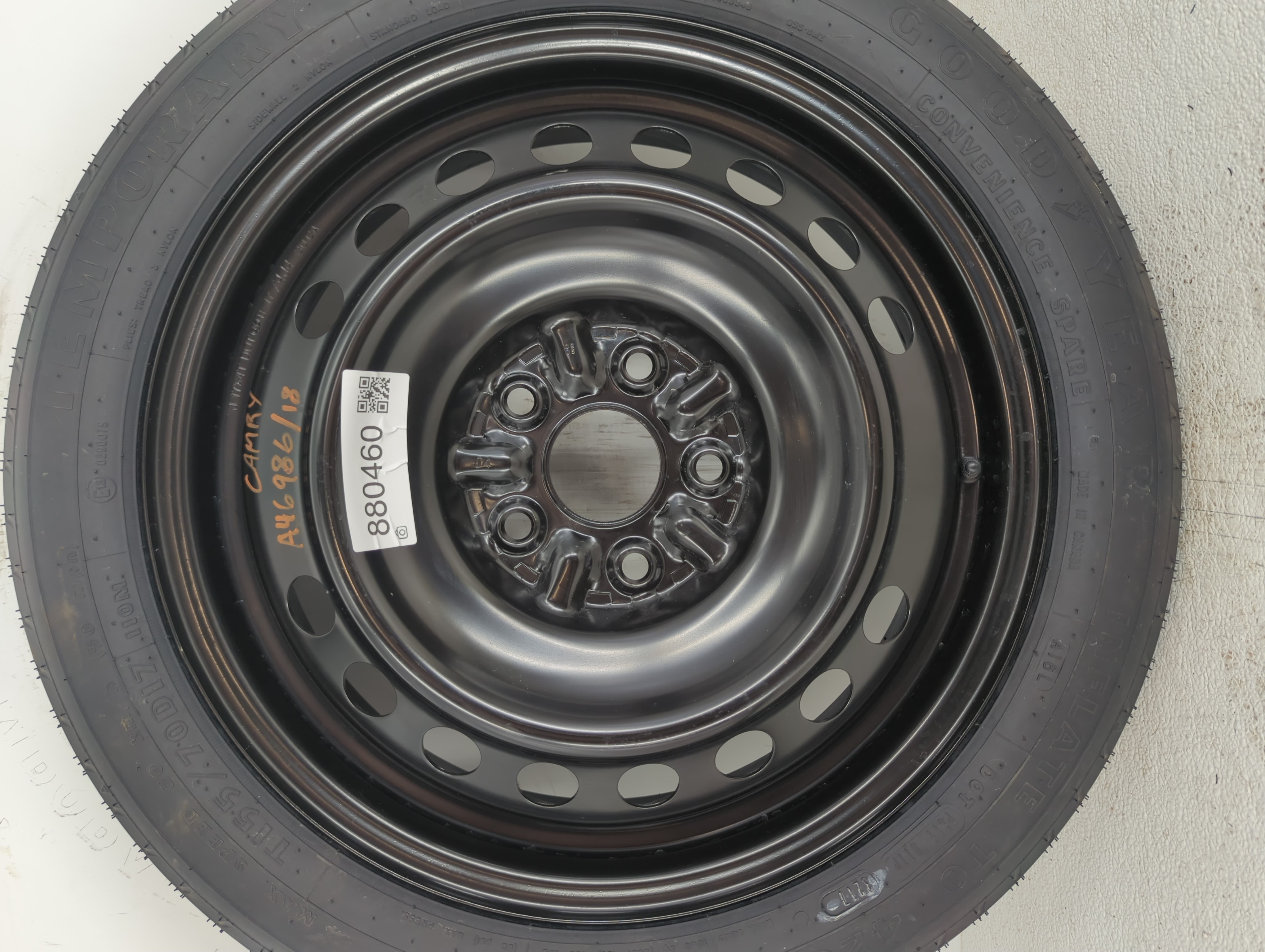 2013-2019 Ford Taurus Spare Donut Tire Wheel Rim Oem 880460 - Oemusedautoparts1.com