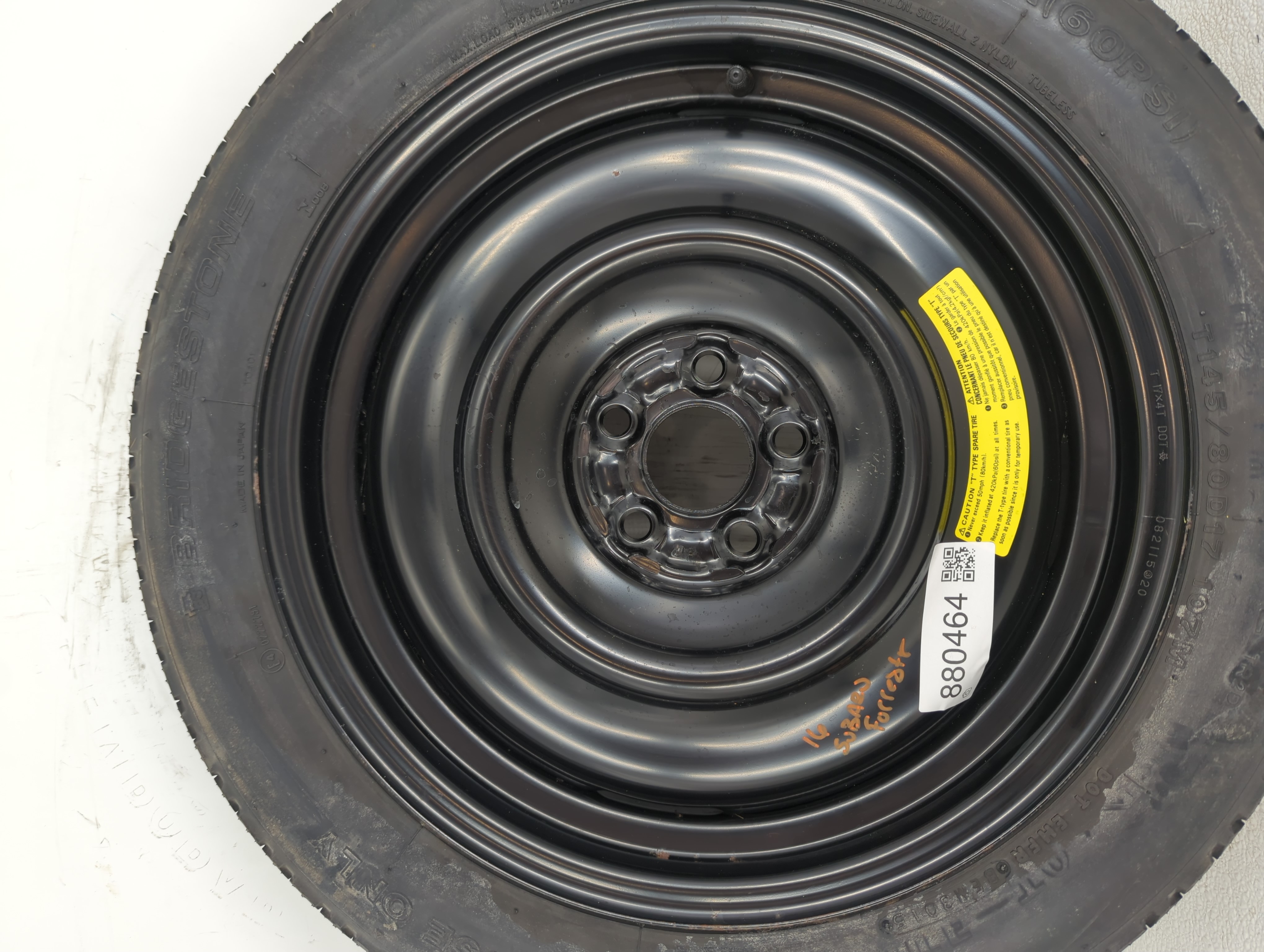 2004-2022 Nissan Maxima Spare Donut Tire Wheel Rim Oem 880464 - Oemusedautoparts1.com