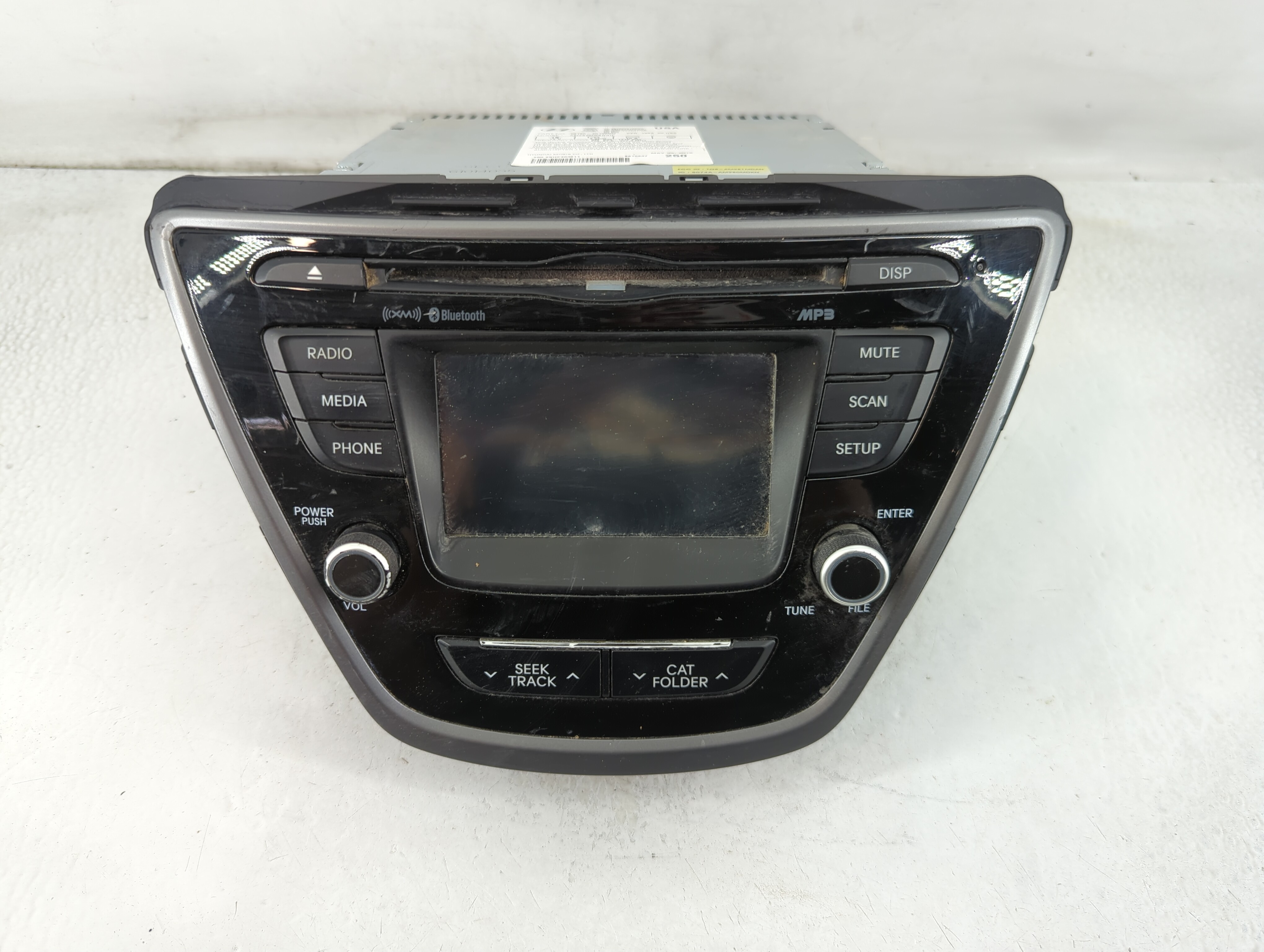 2014-2016 Hyundai Elantra Am Fm Cd Player Radio Receiver 880501 - Oemusedautoparts1.com