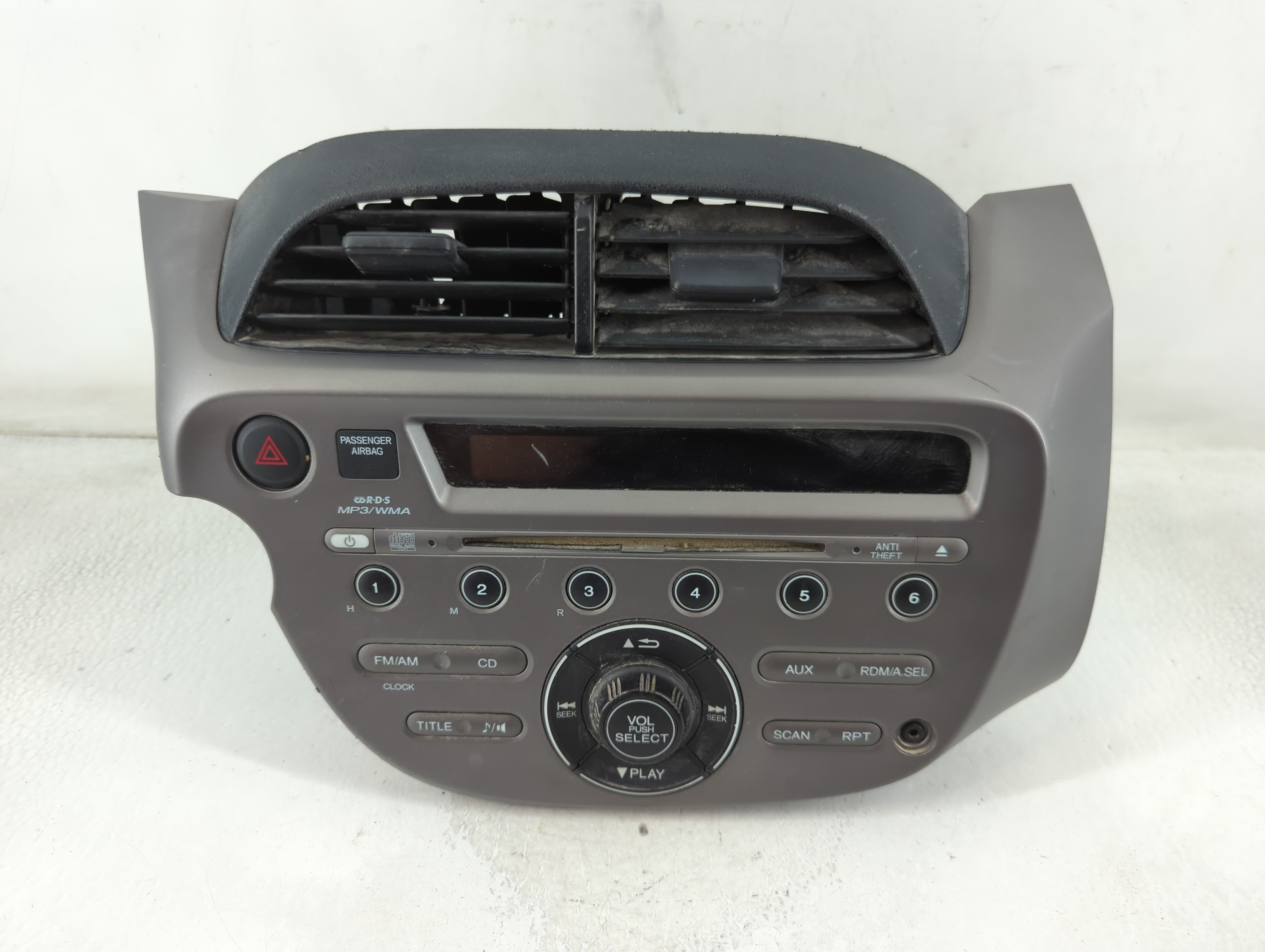 2009-2014 Honda Fit Am Fm Cd Player Radio Receiver 880541 - Oemusedautoparts1.com