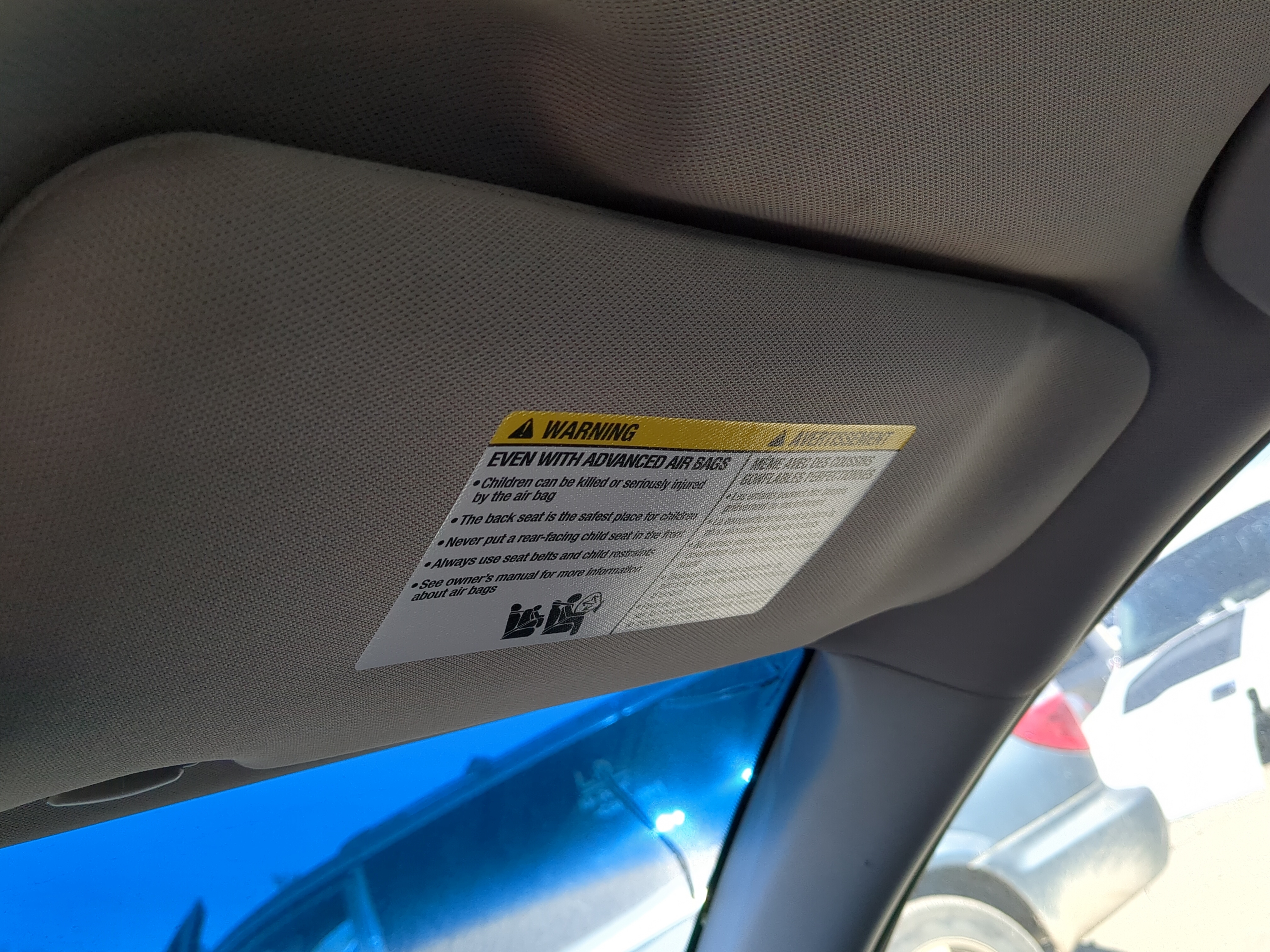 Picture of 2010-2012 Nissan Altima Passenger Sun Visor Mirror Right Sunvisor 880988