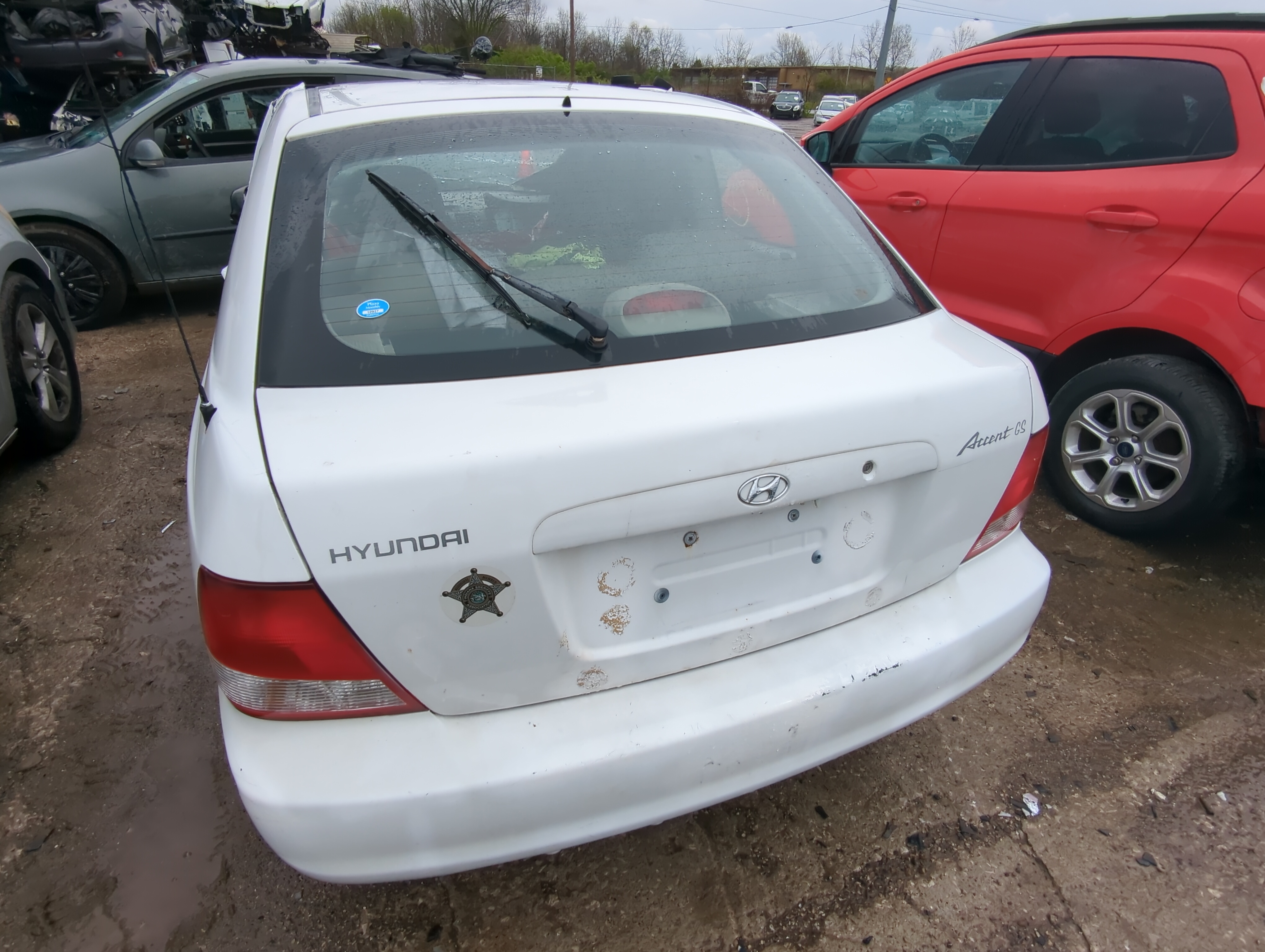 2000-2002 Hyundai Accent Trunk/decklid/hatch/tailgate Oem 881974 - Oemusedautoparts1.com