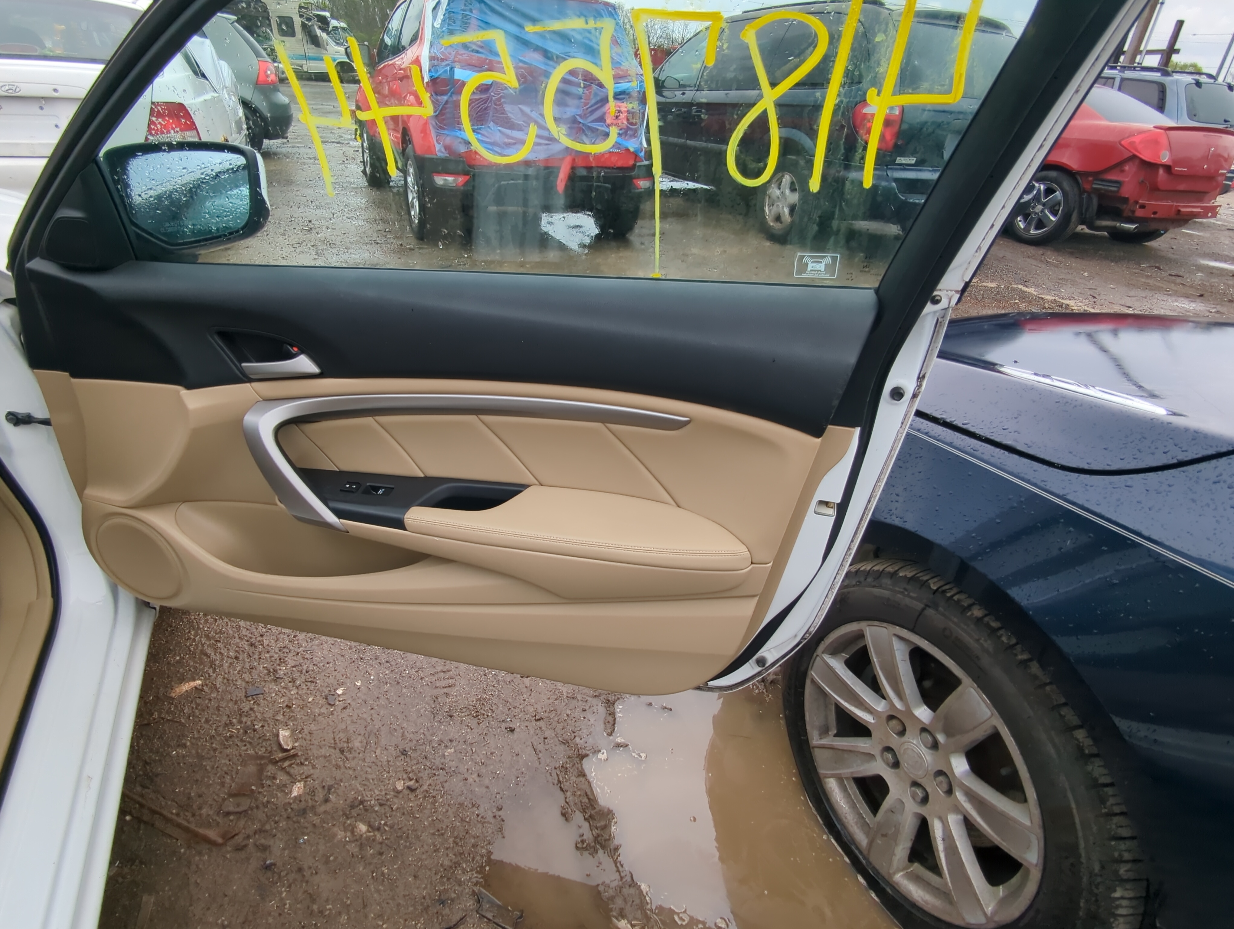 Picture of 2008 Honda Accord Front Right Passenger Interior Door Panel Trim 882190
