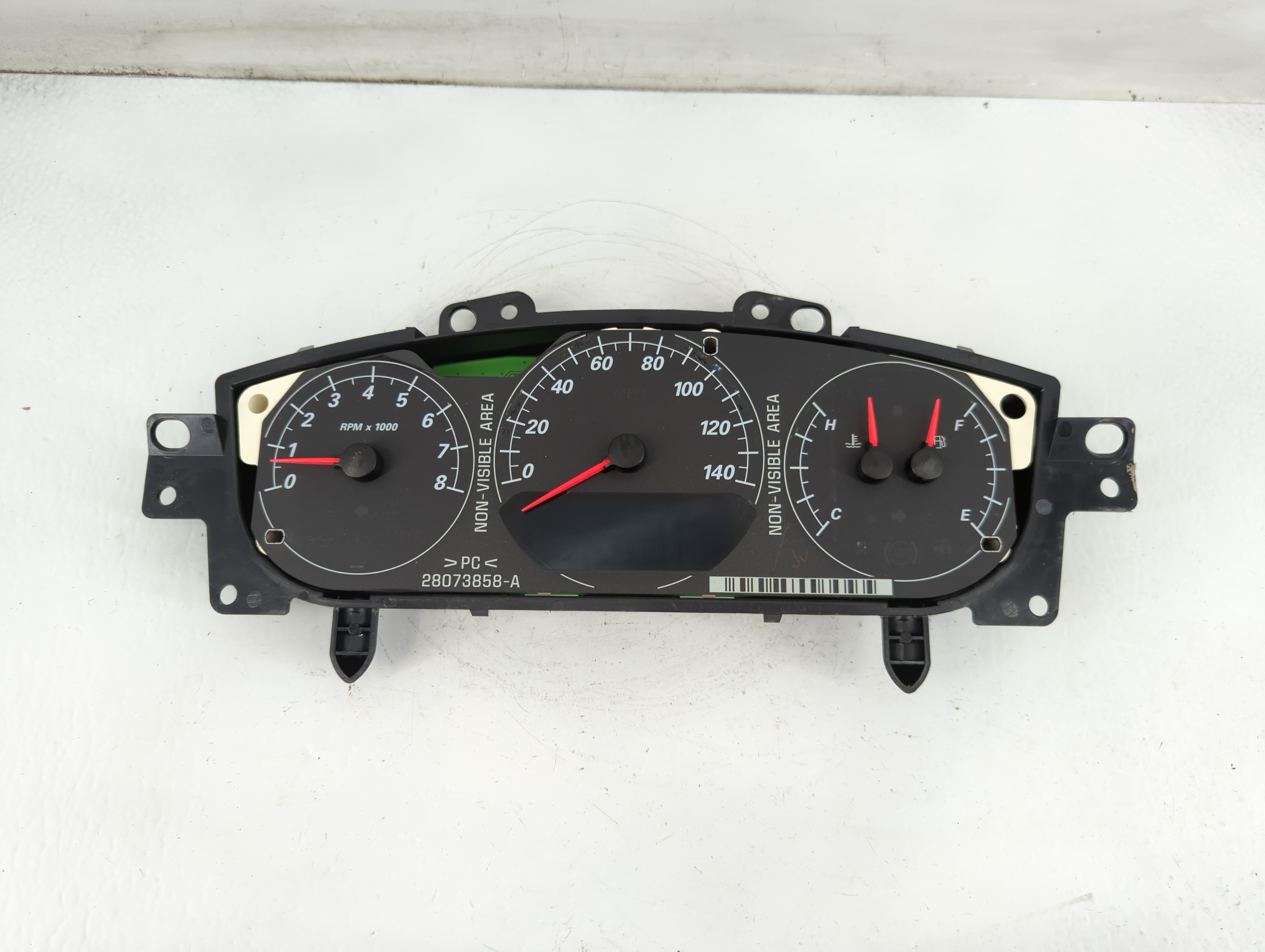 2008-2009 Buick Lucerne Speedometer Instrument Cluster Gauges 25843746 883115 - Oemusedautoparts1.com
