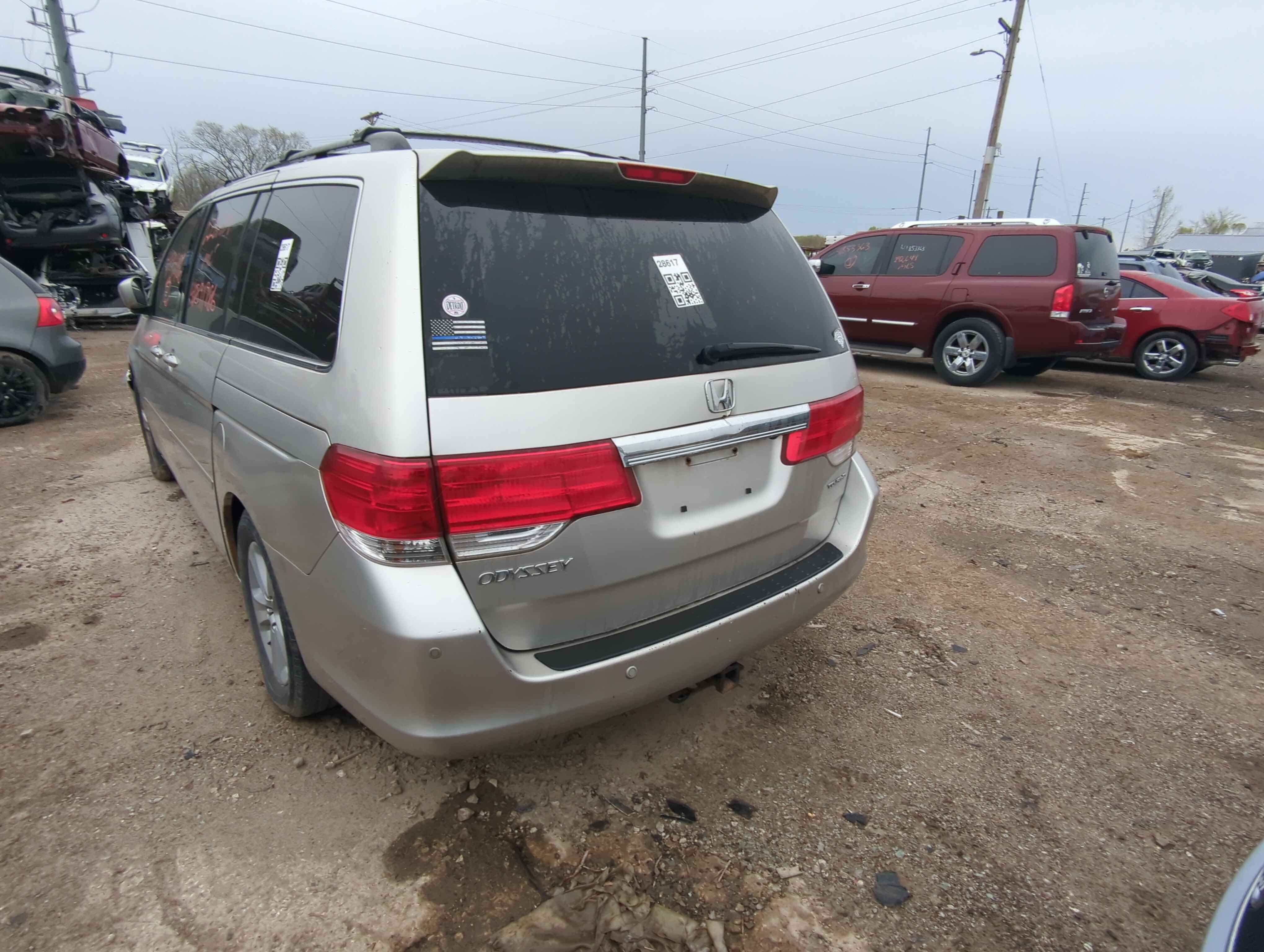 2008-2010 Honda Odyssey Trunk/decklid/hatch/tailgate Oem 884016 - Oemusedautoparts1.com