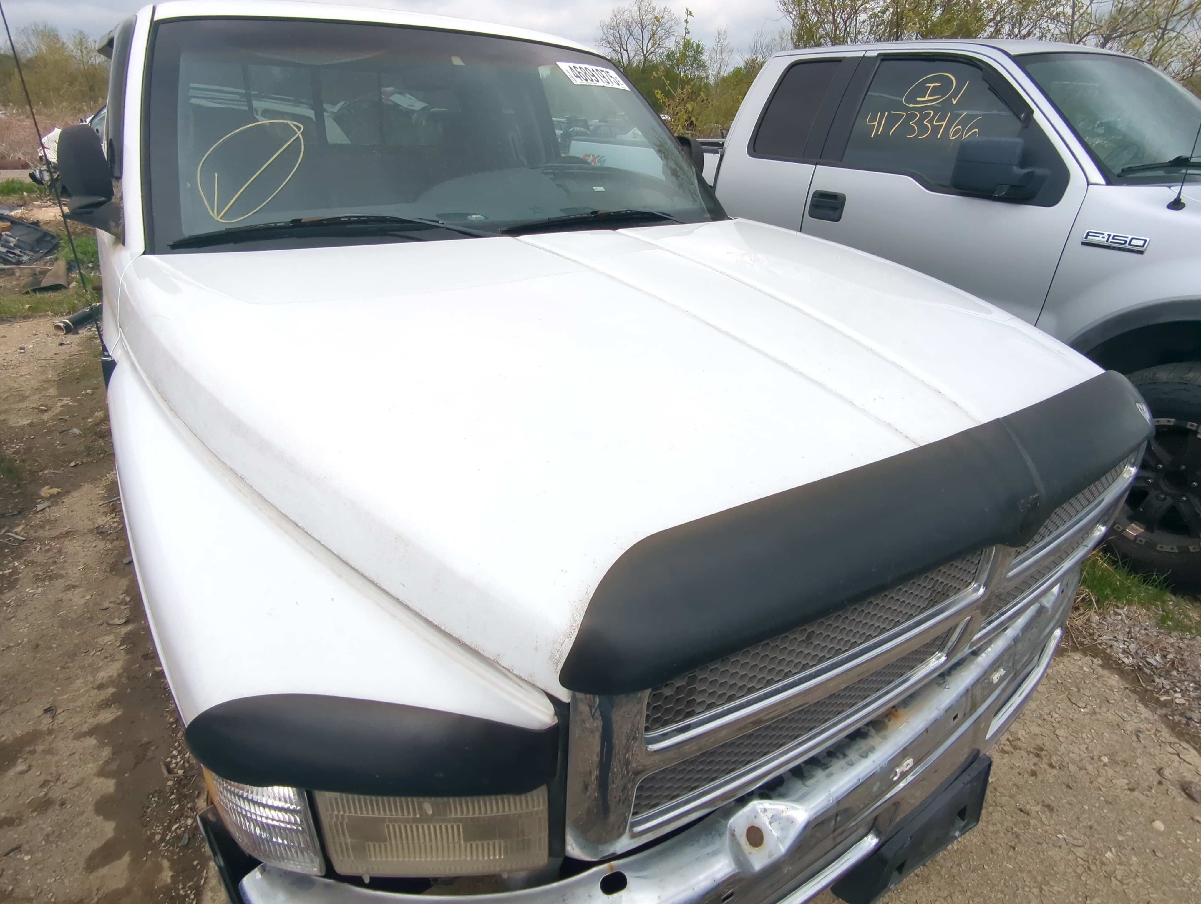 1995-2001 Dodge Ram 1500 Hood Oem 884804 - Oemusedautoparts1.com