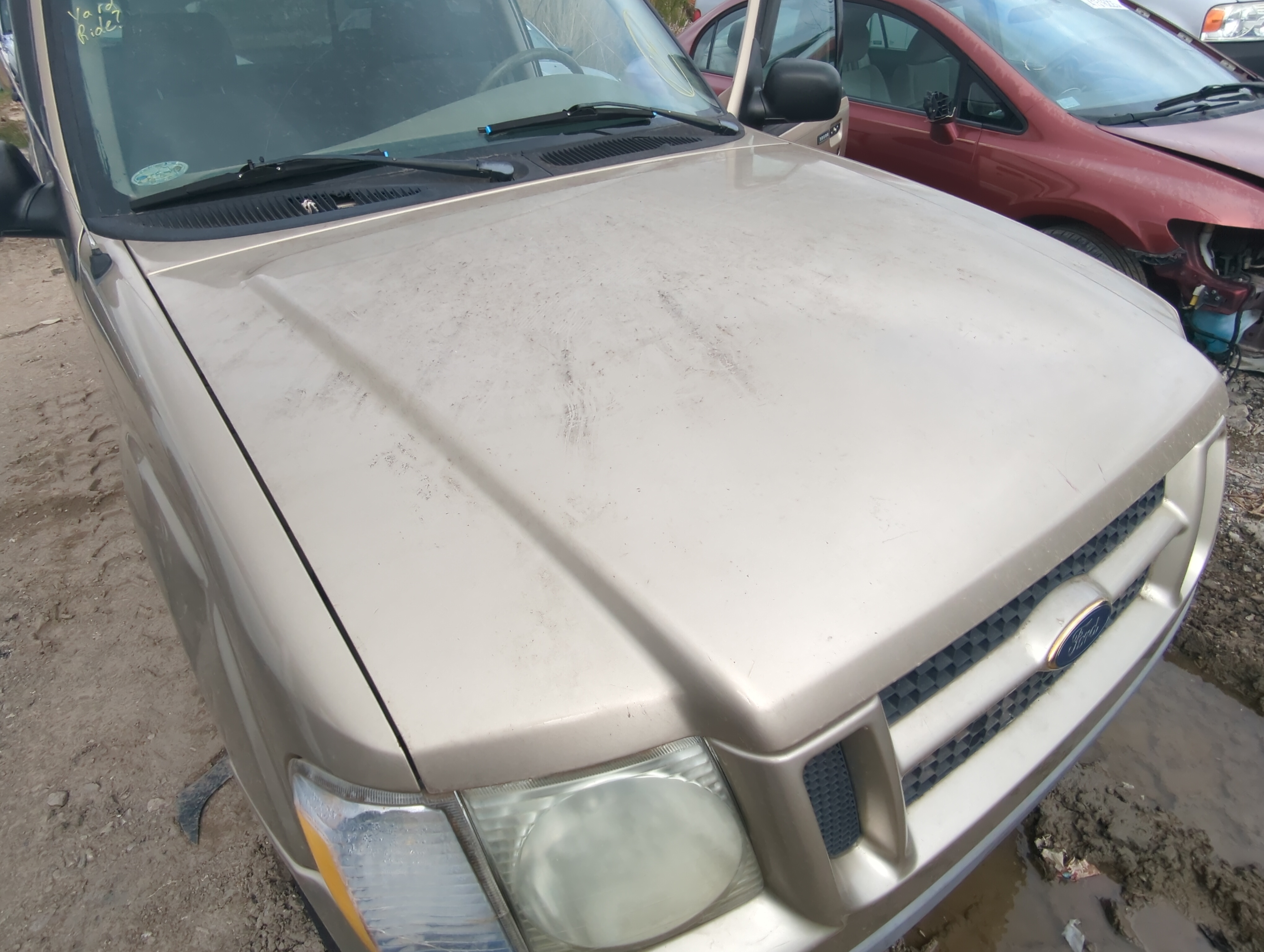 2001-2005 Ford Explorer Sport Trac Hood Oem 885160 - Oemusedautoparts1.com