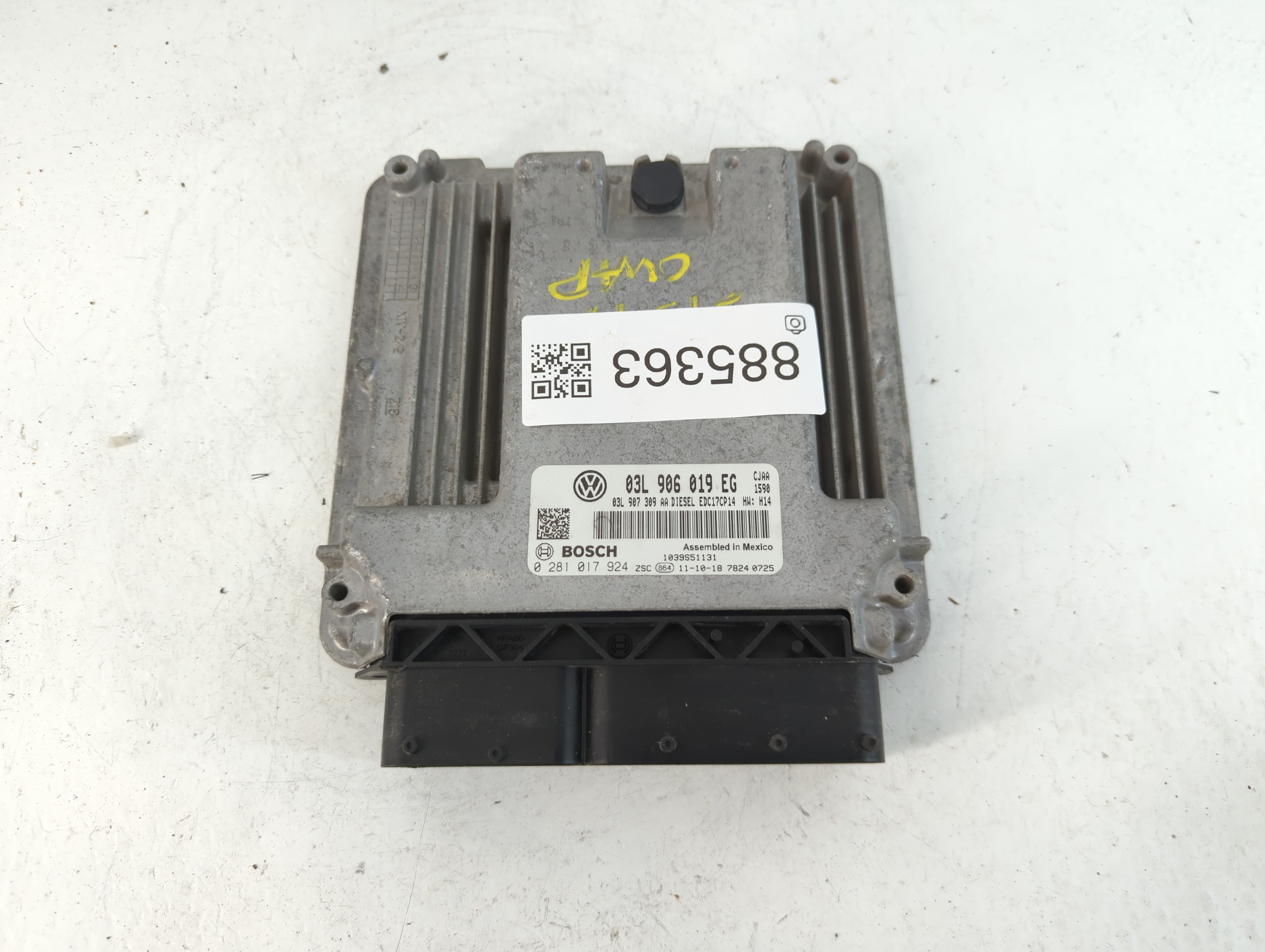 Picture of 2011-2012 Volkswagen Jetta Engine Control Computer Ecu Pcm Ecm Pcu Oem 885363