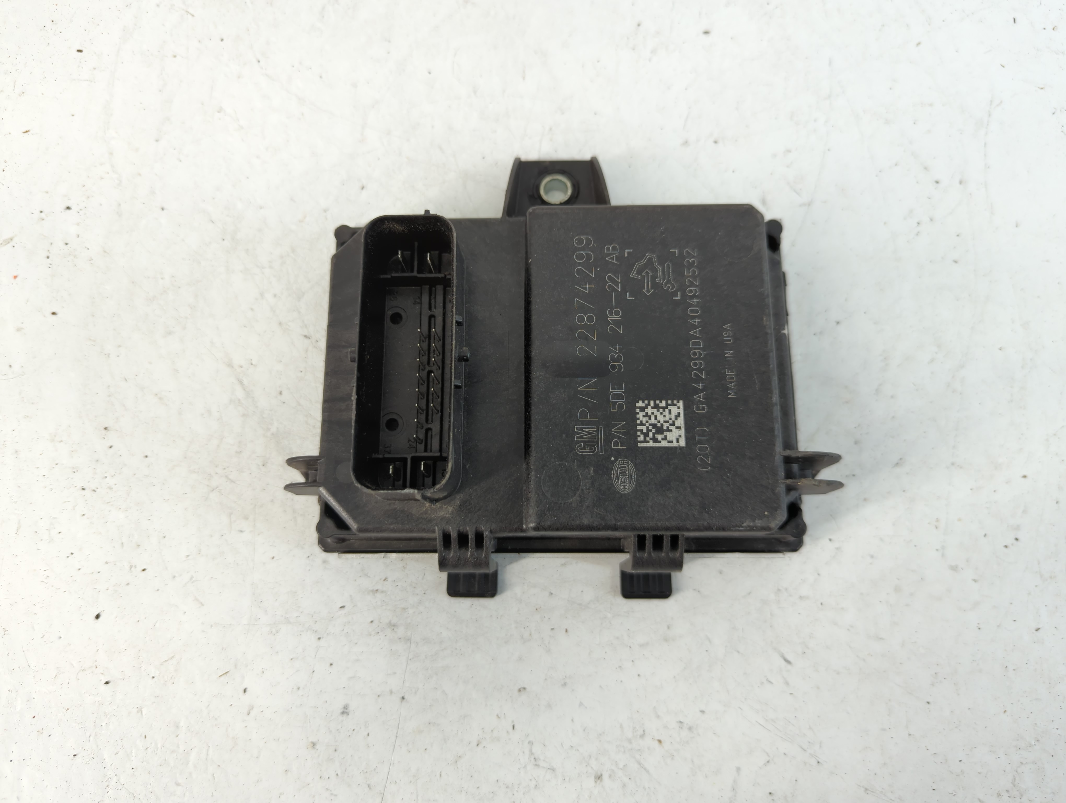 2014-2014 Chevrolet Impala Pressure Sensor Control Module 22874299 885400 - Oemusedautoparts1.com