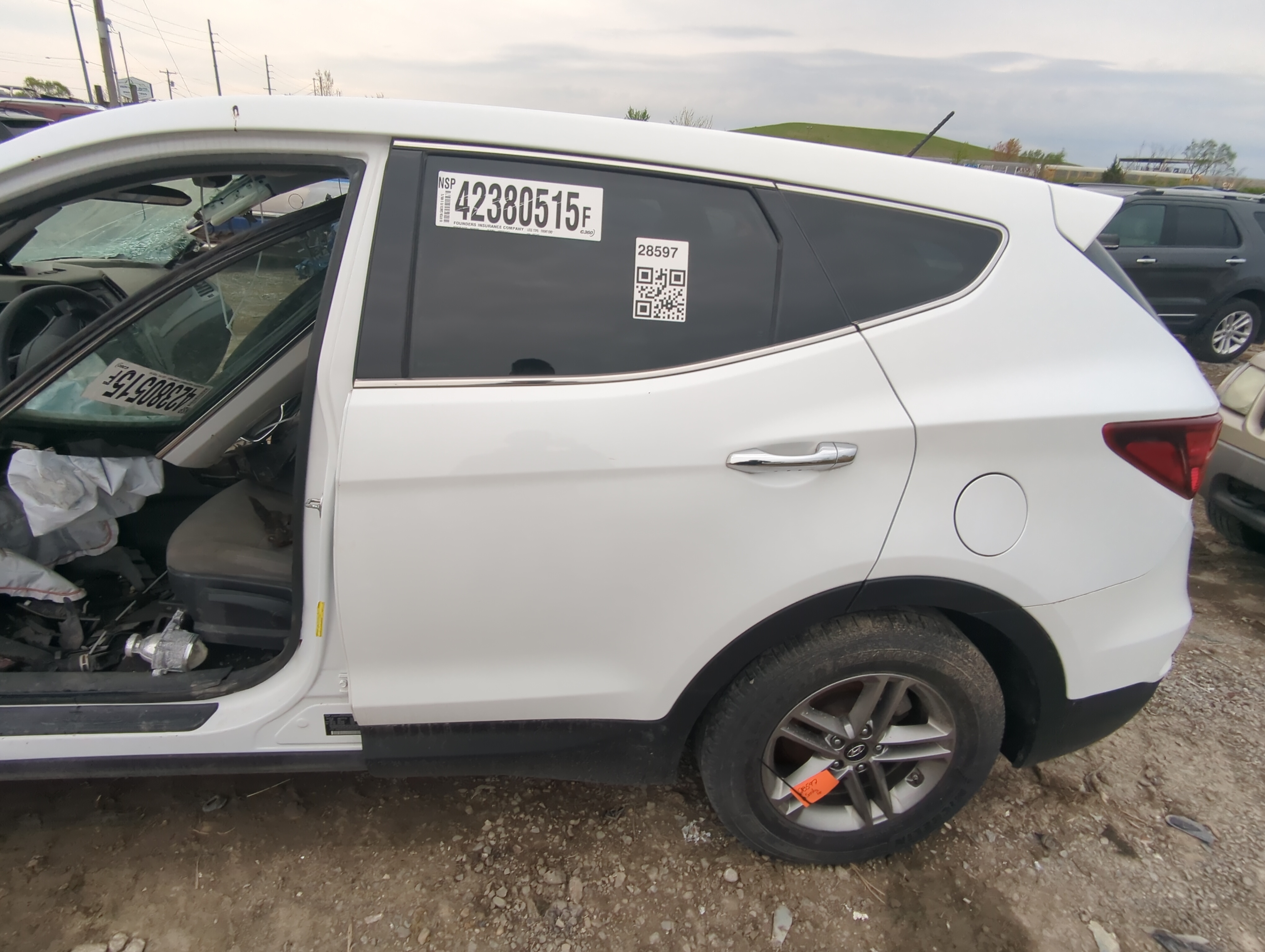 Picture of Hyundai Santa Fe Sport Driver Rear Door Oem 886113
