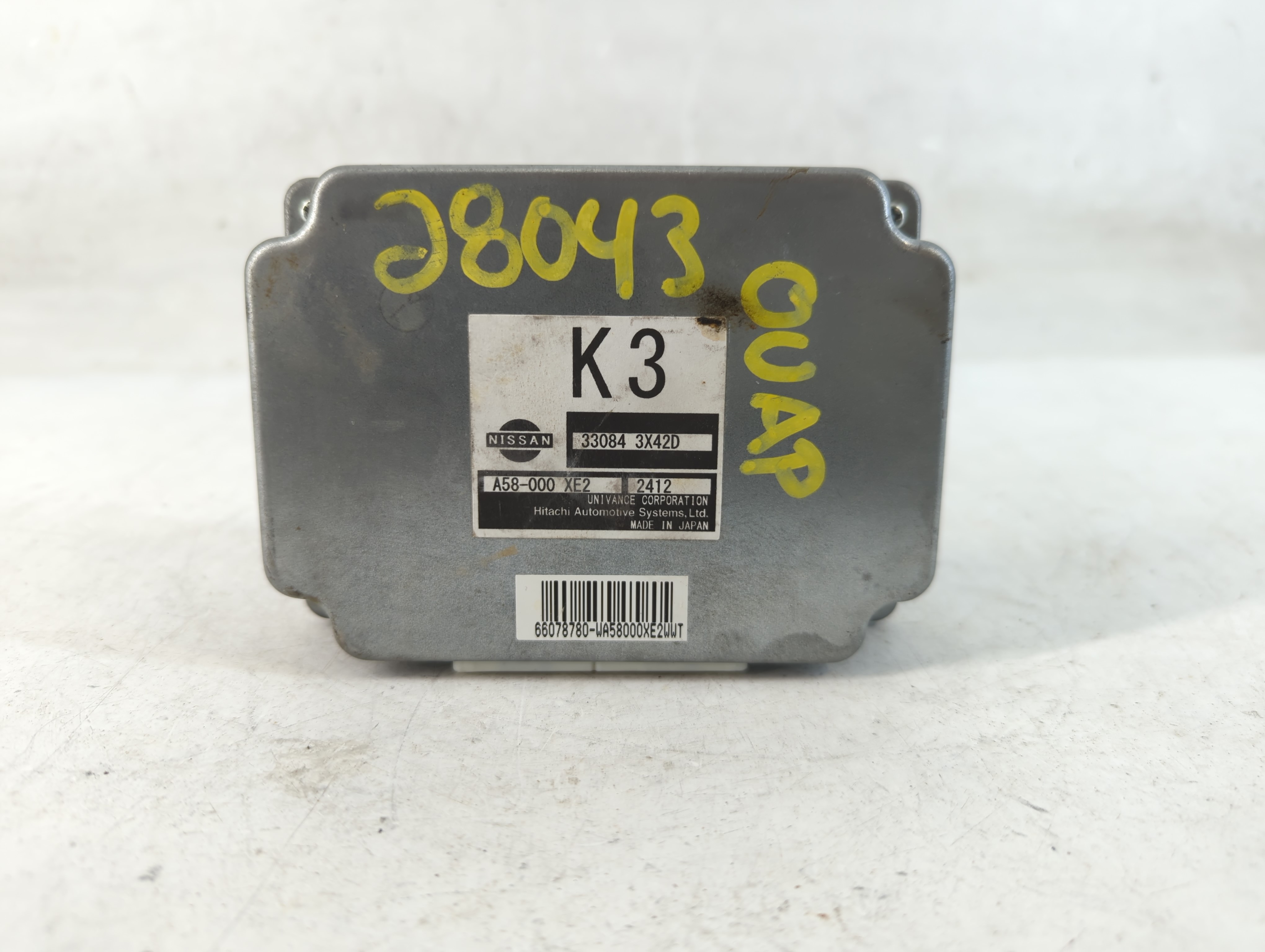 2007-2012 Nissan Xterra Pressure Sensor Control Module 33084 3x42d 886783 - Oemusedautoparts1.com