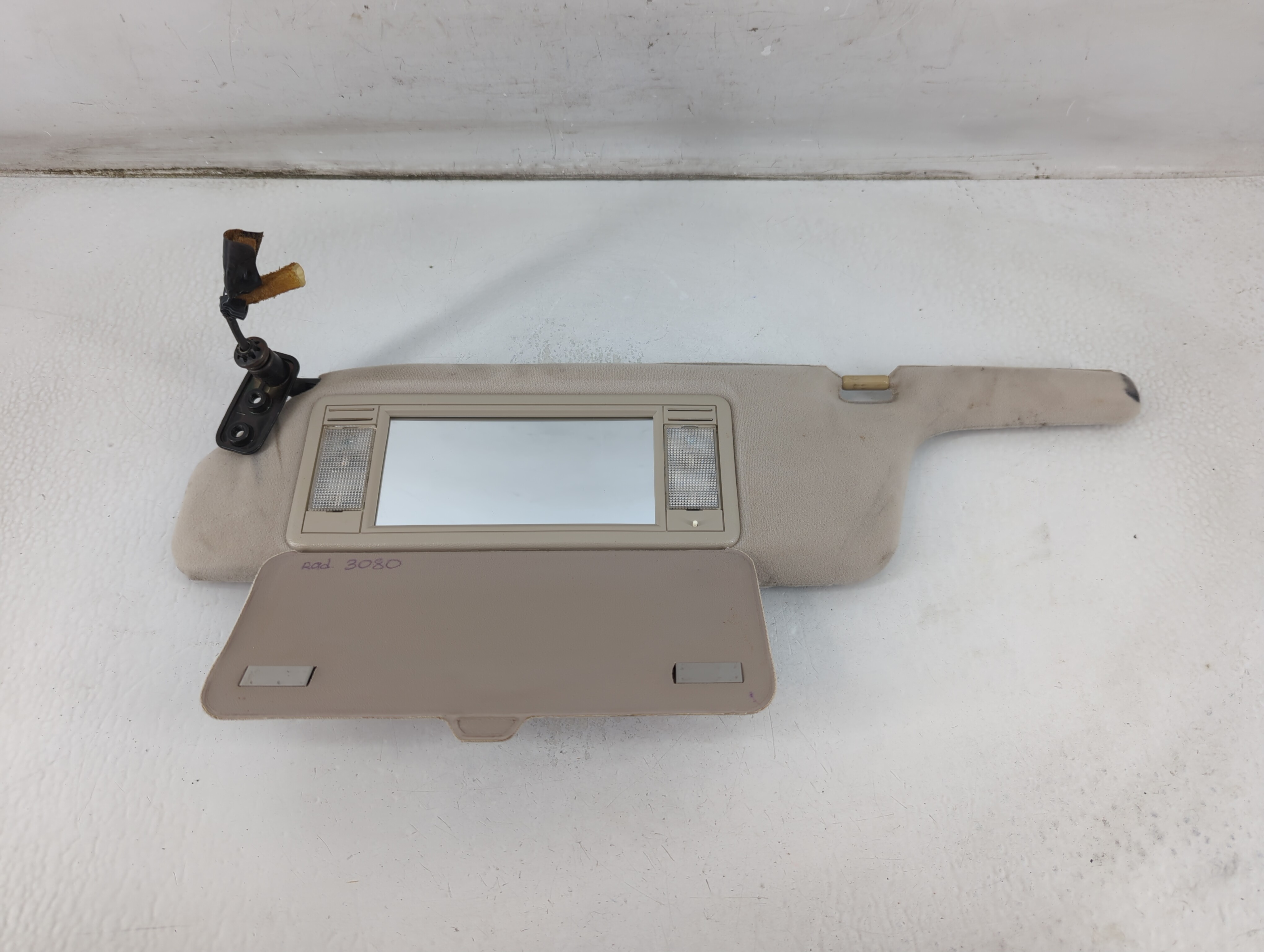 1995 Mitsubishi 3000gt Driver Sun Visor Mirror Left Sunvisor Grey 888123 - Oemusedautoparts1.com