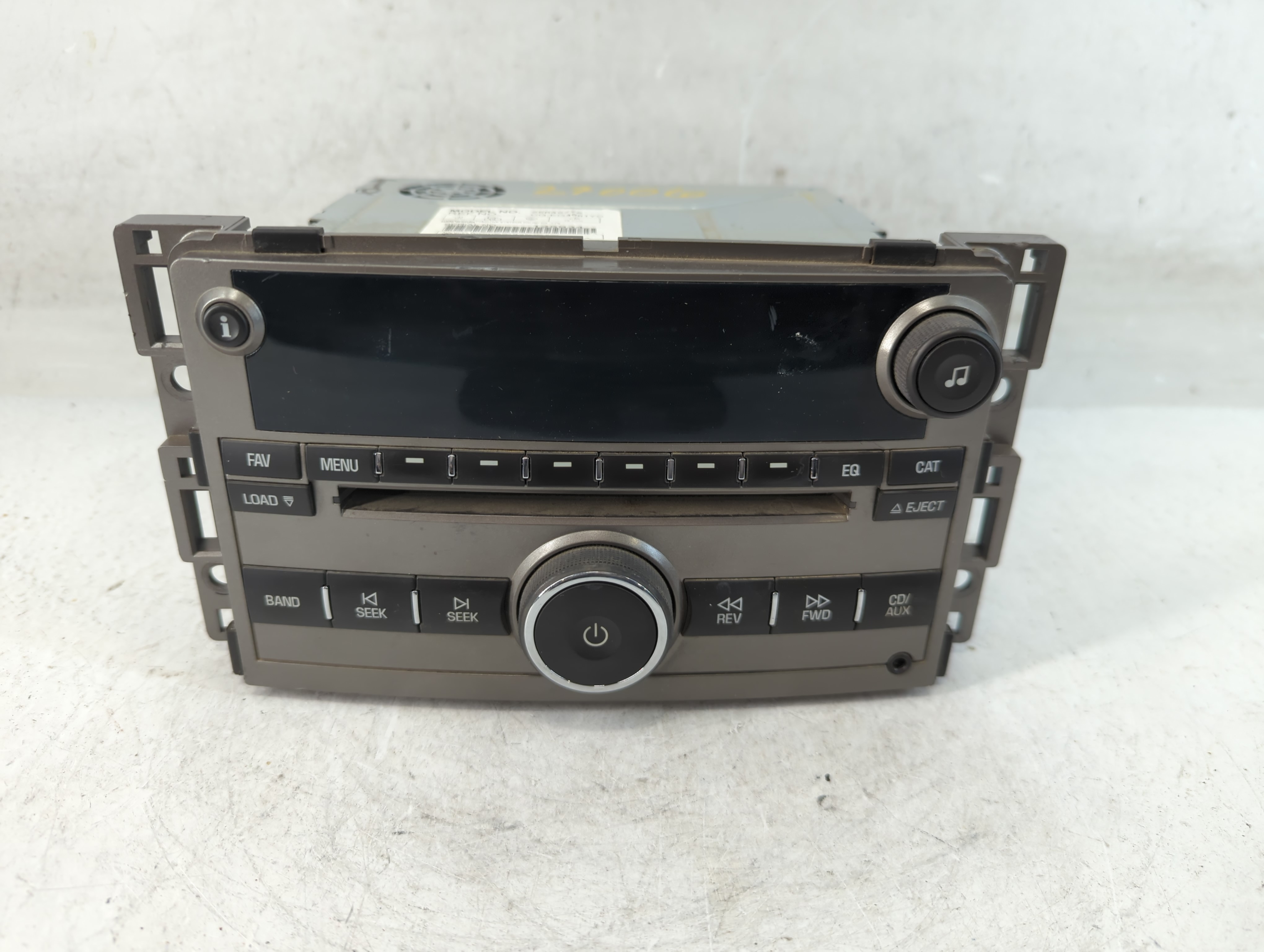 2008-2008 Chevrolet Malibu Am Fm Cd Player Radio Receiver 888422 - Oemusedautoparts1.com