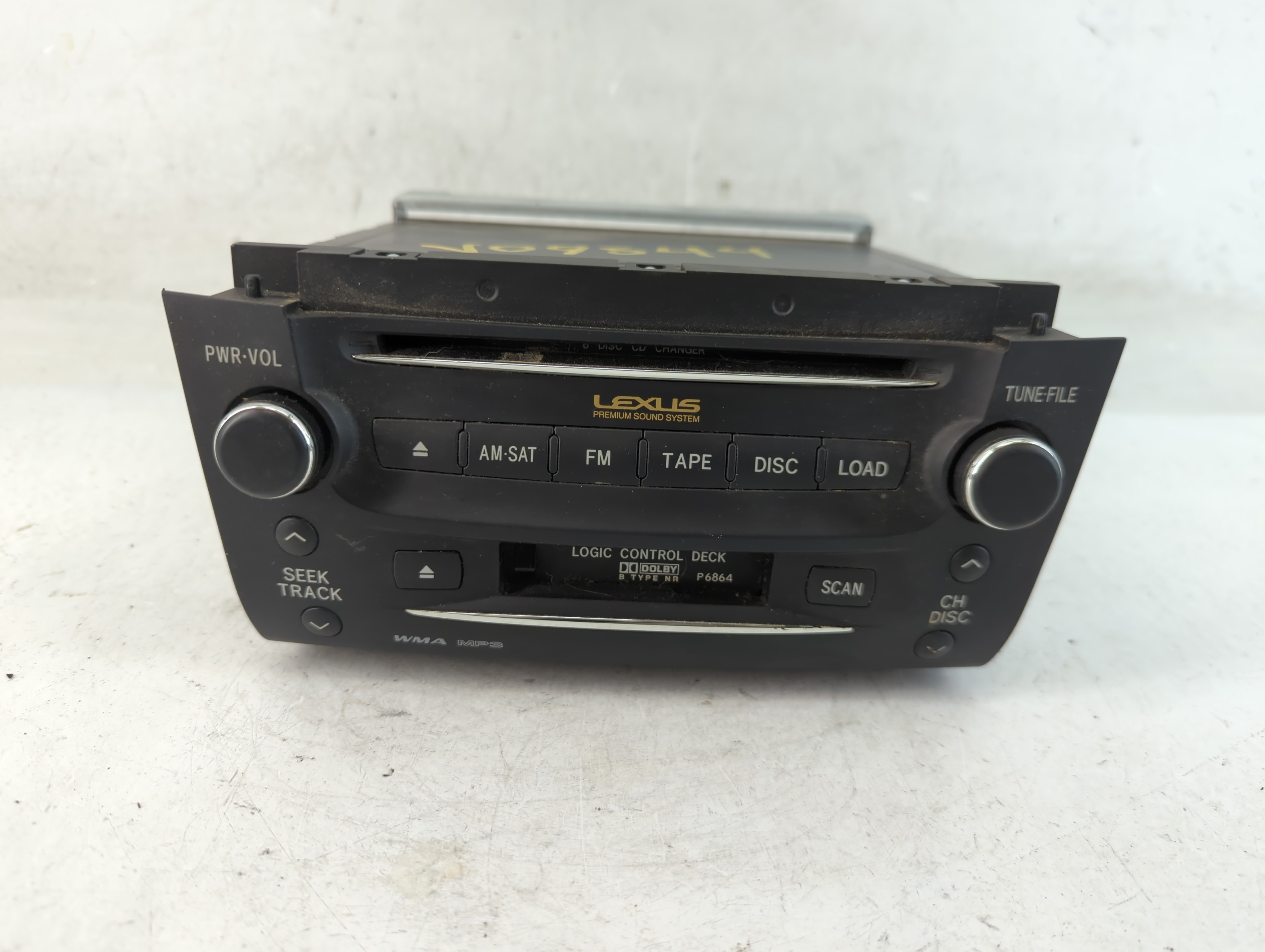 2007-2007 Lexus Gs350 Am Fm Cd Player Radio Receiver 888520 - Oemusedautoparts1.com
