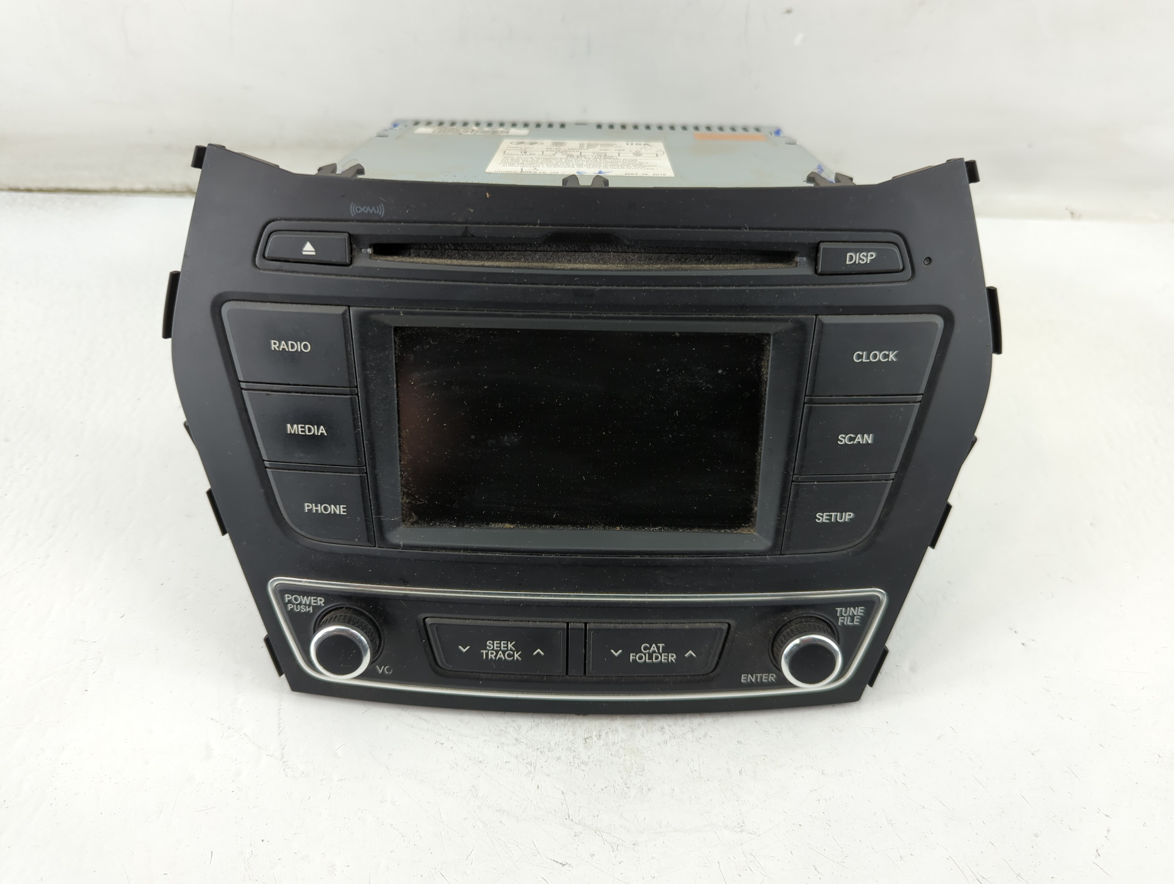 2017-2018 Hyundai Santa Fe Am Fm Cd Player Radio Receiver 888712 - Oemusedautoparts1.com